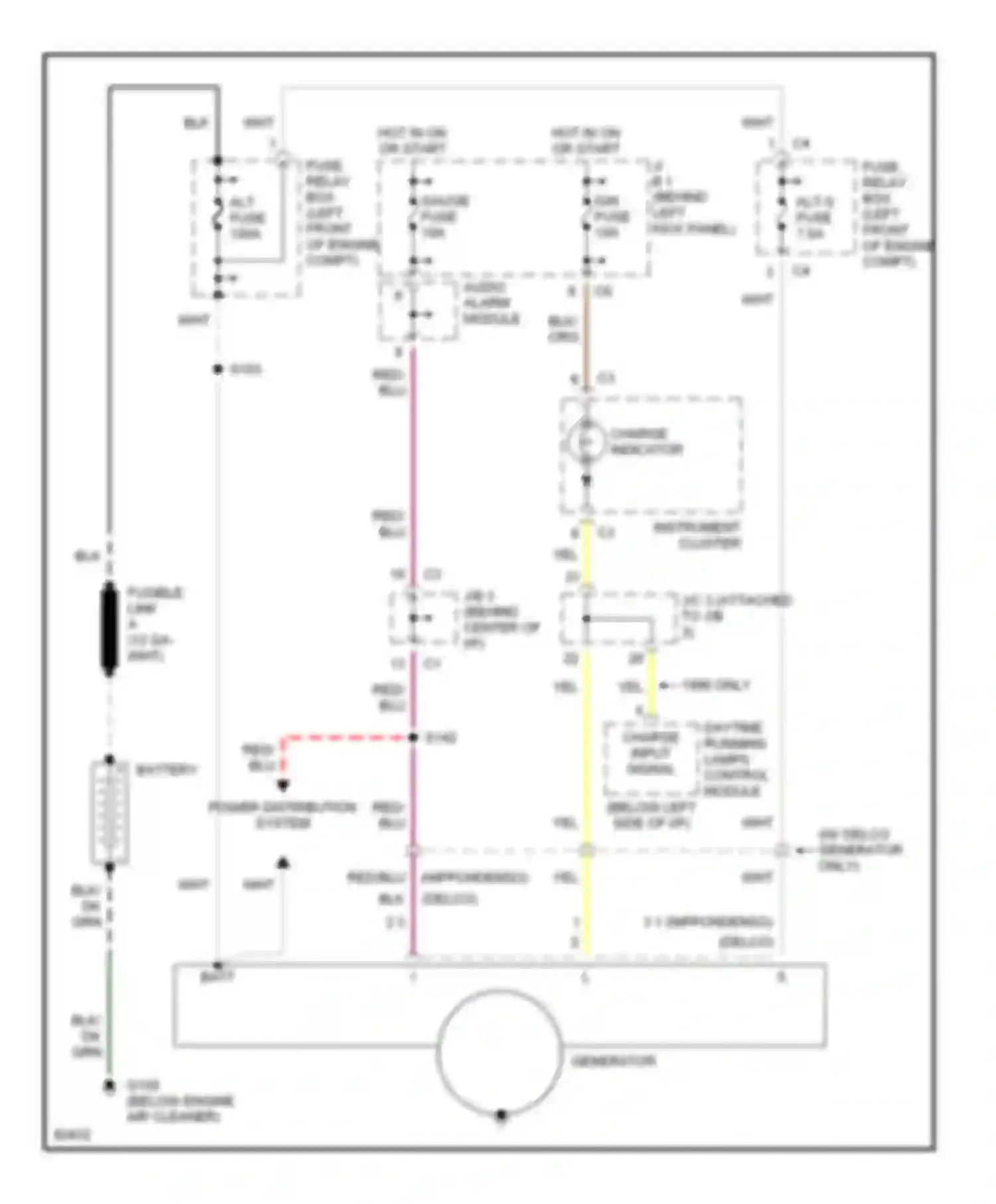 Wiring diagram wht for Geo Prizm II (1992-1997) (33 of 38)