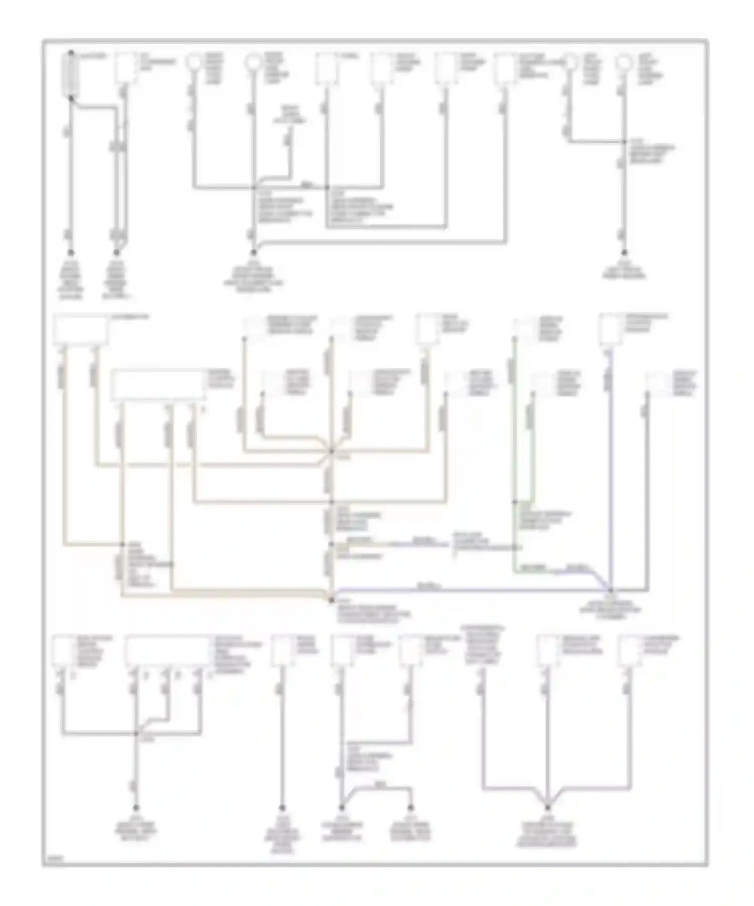 Tracker Geo I (1989-1998): Ground distribution circuit (1 of 3)