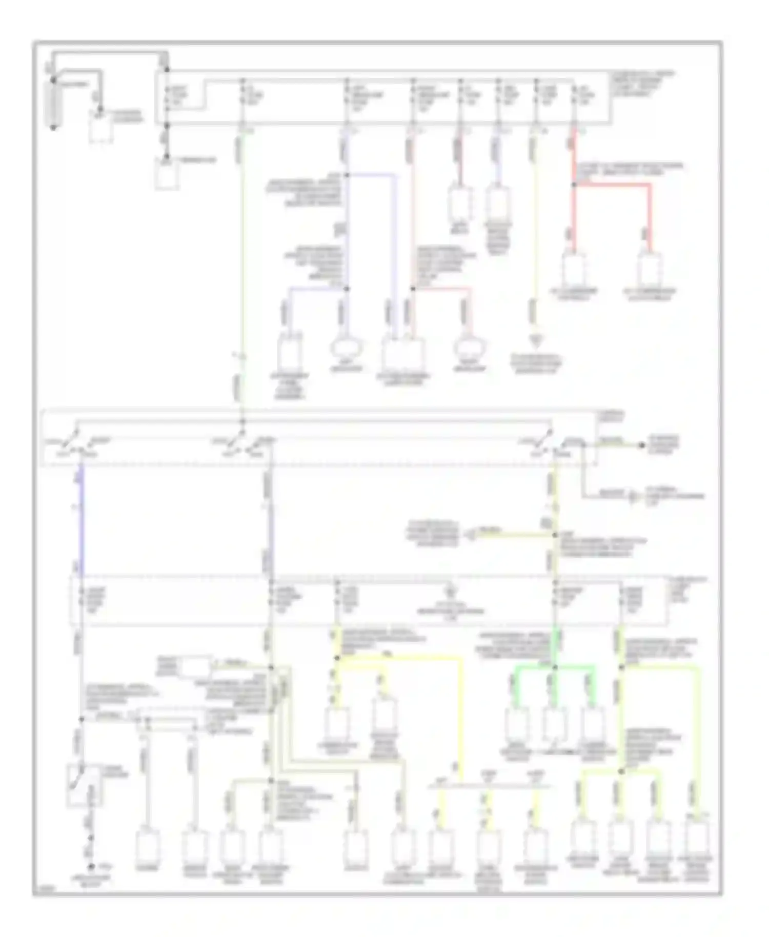 Tracker Geo I (1989-1998): Power distribution circuit (1 of 2)