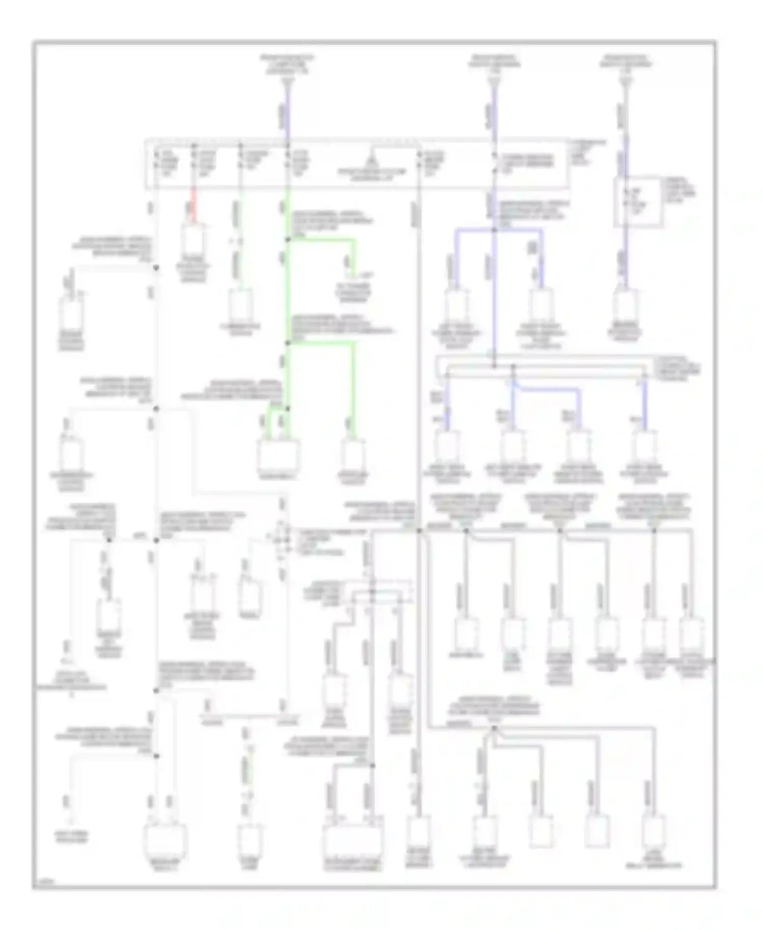 Wiring diagram power door lock control module for Geo Tracker I (1989-1998) (2 of 2)