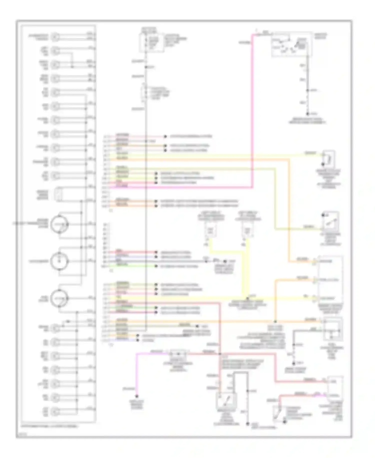 Wiring diagram vss input for Geo Tracker I (1989-1998) (1 of 1)