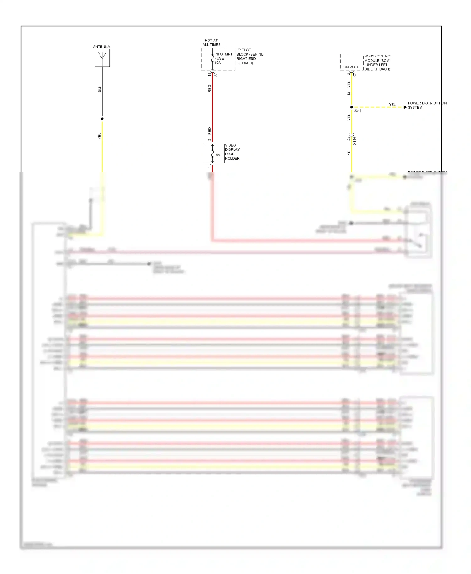 Wiring diagram 3 2 1 acc volt for GMC Acadia I facelift (2013-2016) (1 of 1)