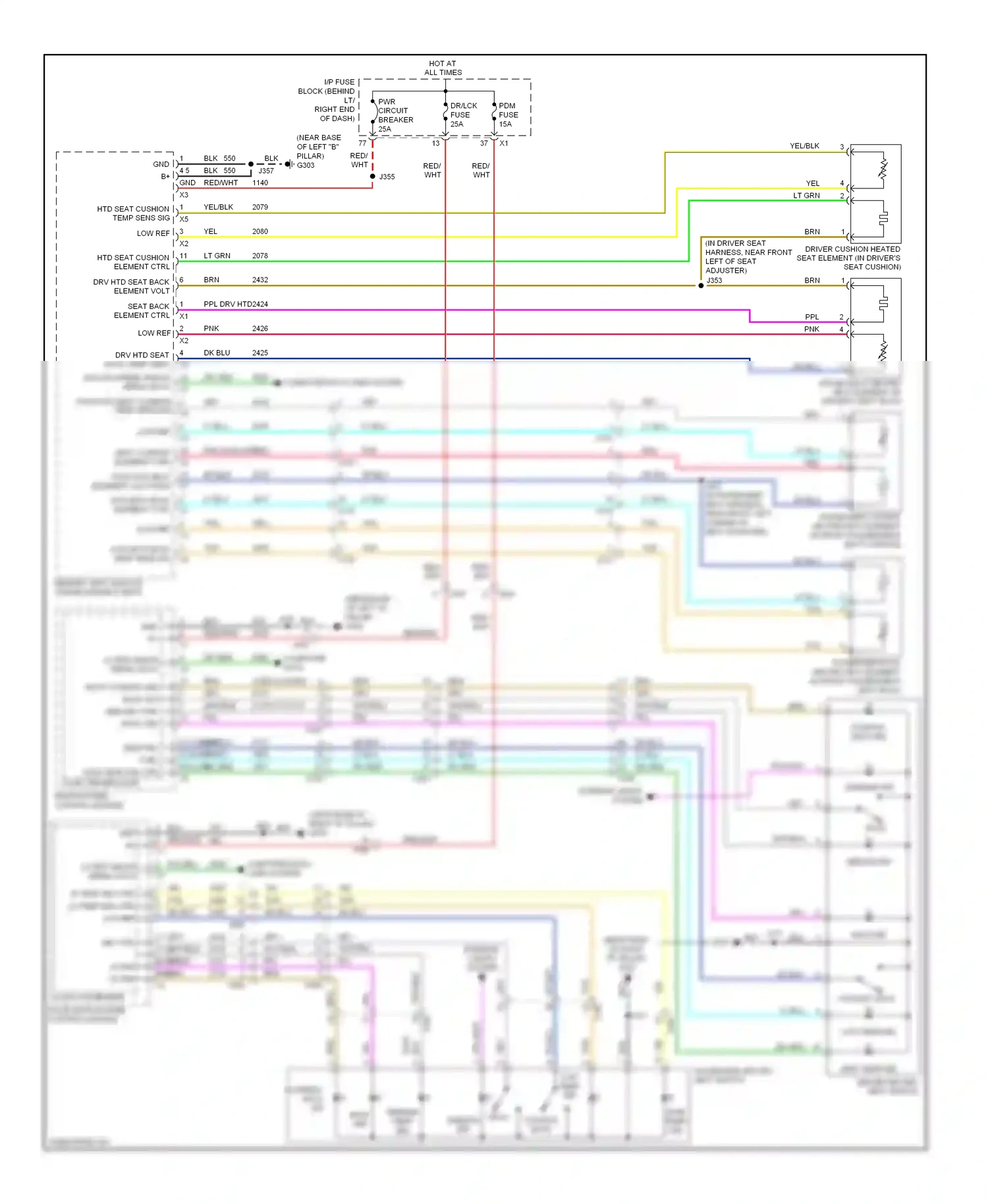 GMC Acadia I facelift (2013-2016) back wiring diagram  (2 of 7)