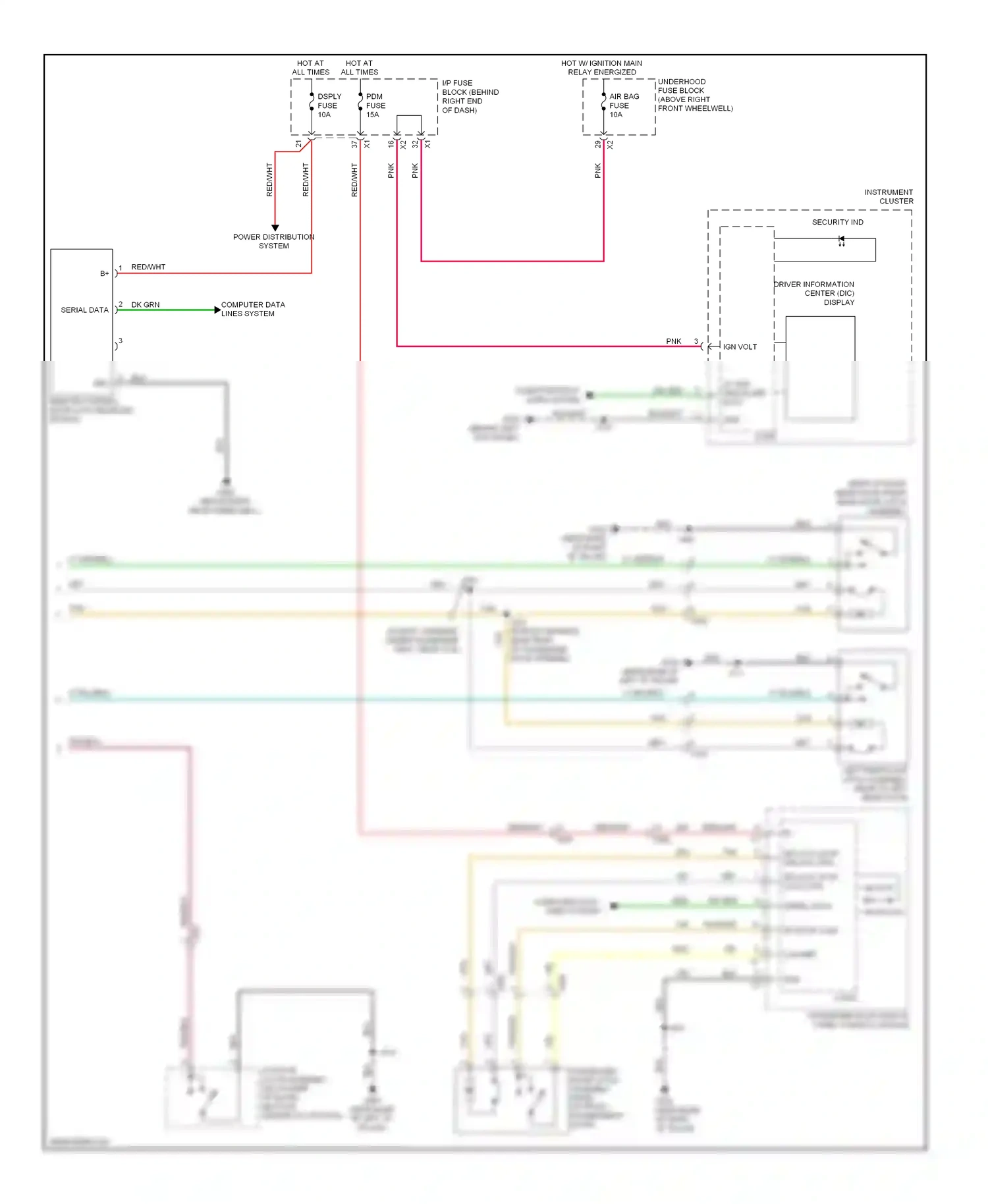 Wiring diagram dk grn for GMC Acadia I facelift (2013-2016) (82 of 101)