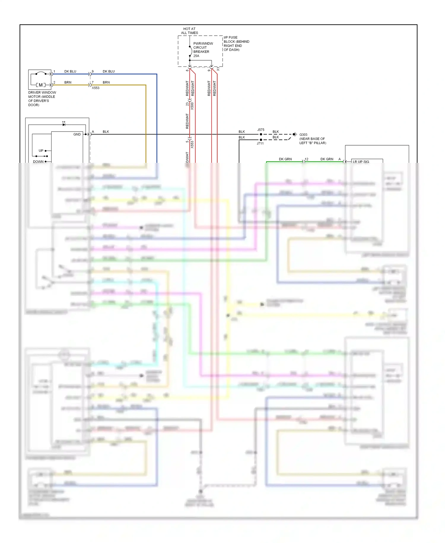 GMC Acadia I facelift (2013-2016) down wiring diagram  (12 of 12)