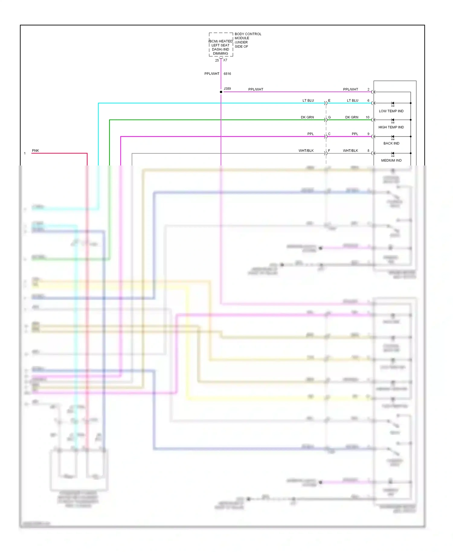 Wiring diagram pnk lt dk for GMC Acadia I facelift (2013-2016) (1 of 1)