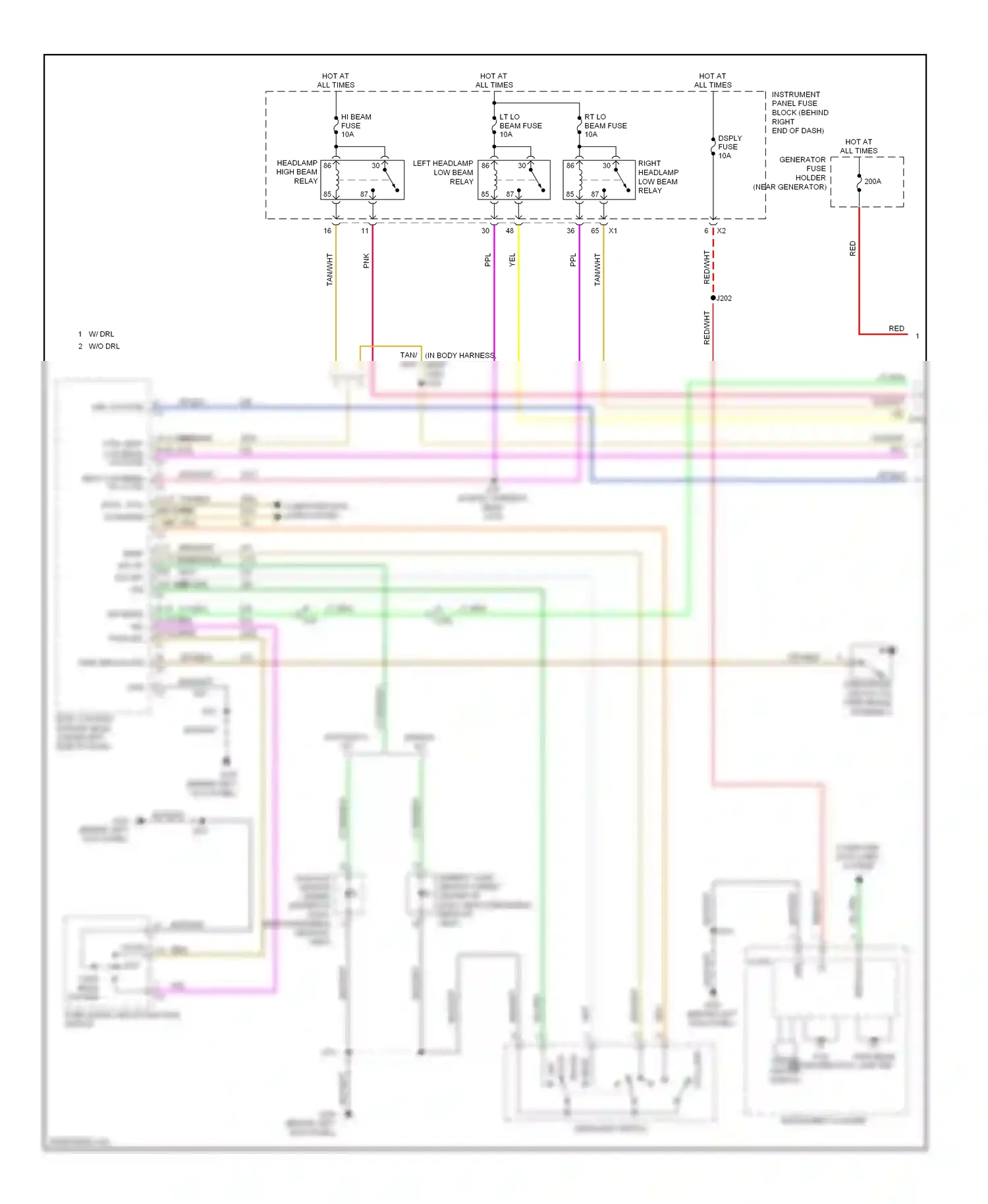 Wiring diagram yel for GMC Acadia I facelift (2013-2016) (75 of 89)