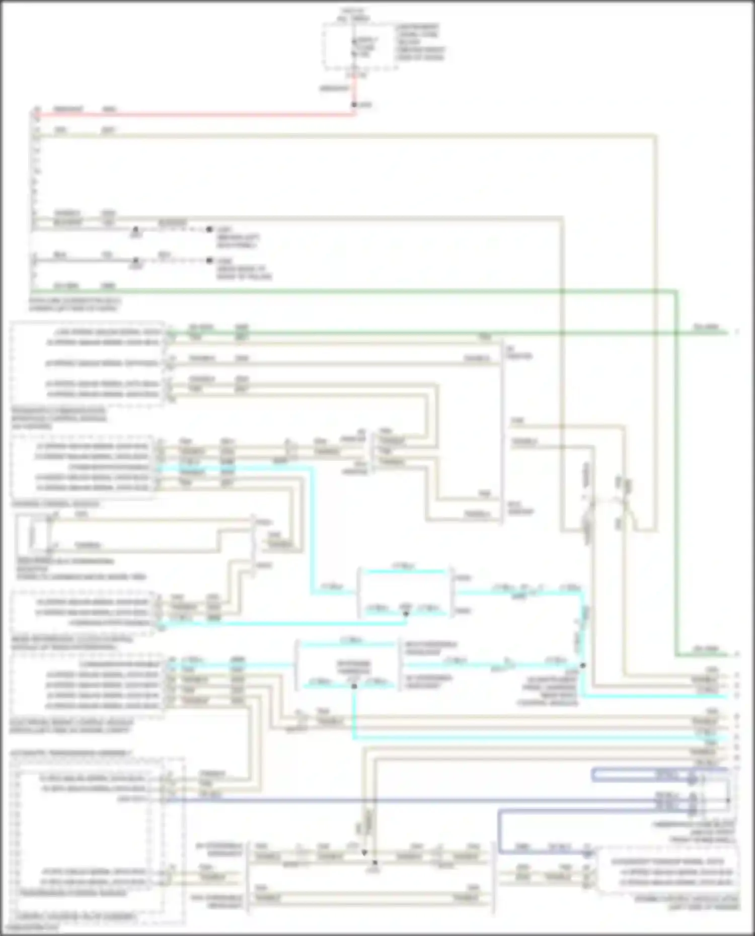 Acadia GMC I facelift (2013-2016): Computer data lines circuit (1 of 2)