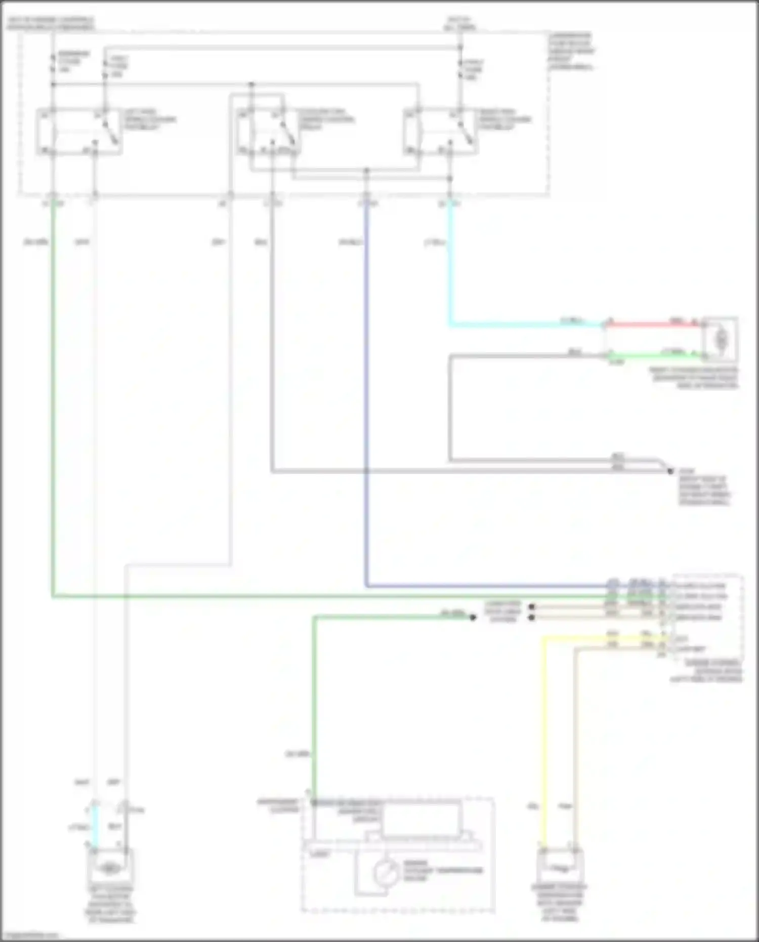Acadia GMC I facelift (2013-2016): Cooling fan circuit