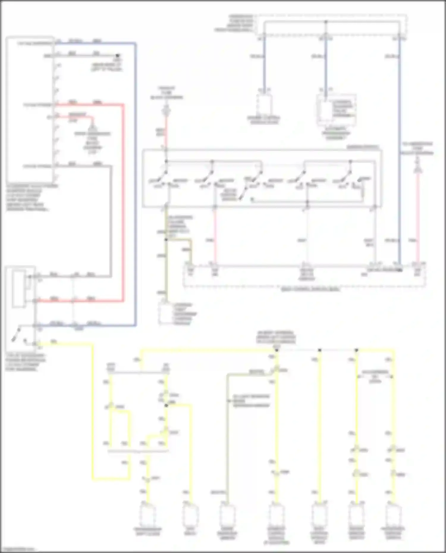 Acadia GMC I facelift (2013-2016): Power distribution circuit (5 of 6)
