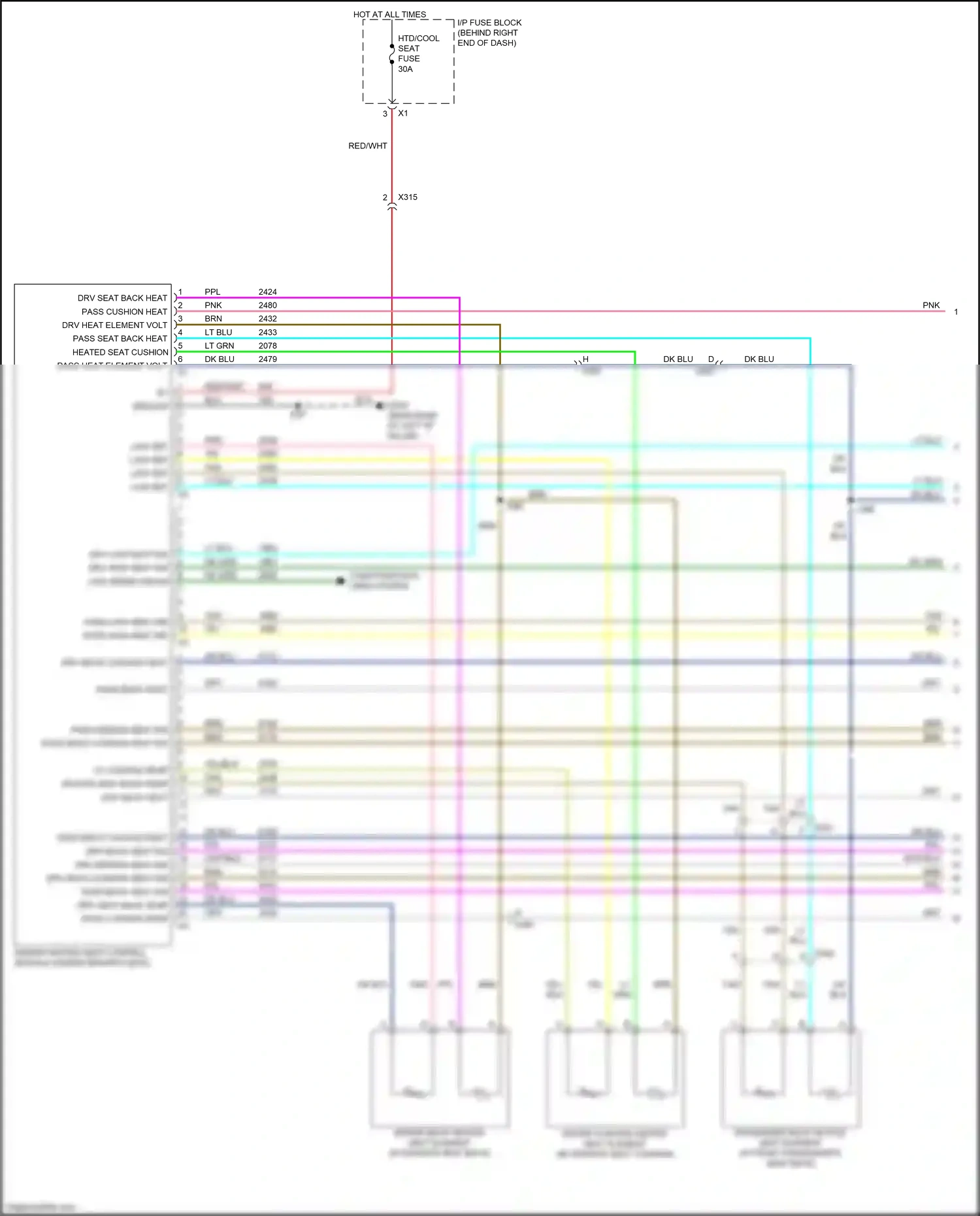 Wiring diagram blu for GMC Acadia I facelift (2013-2016) (5 of 13)