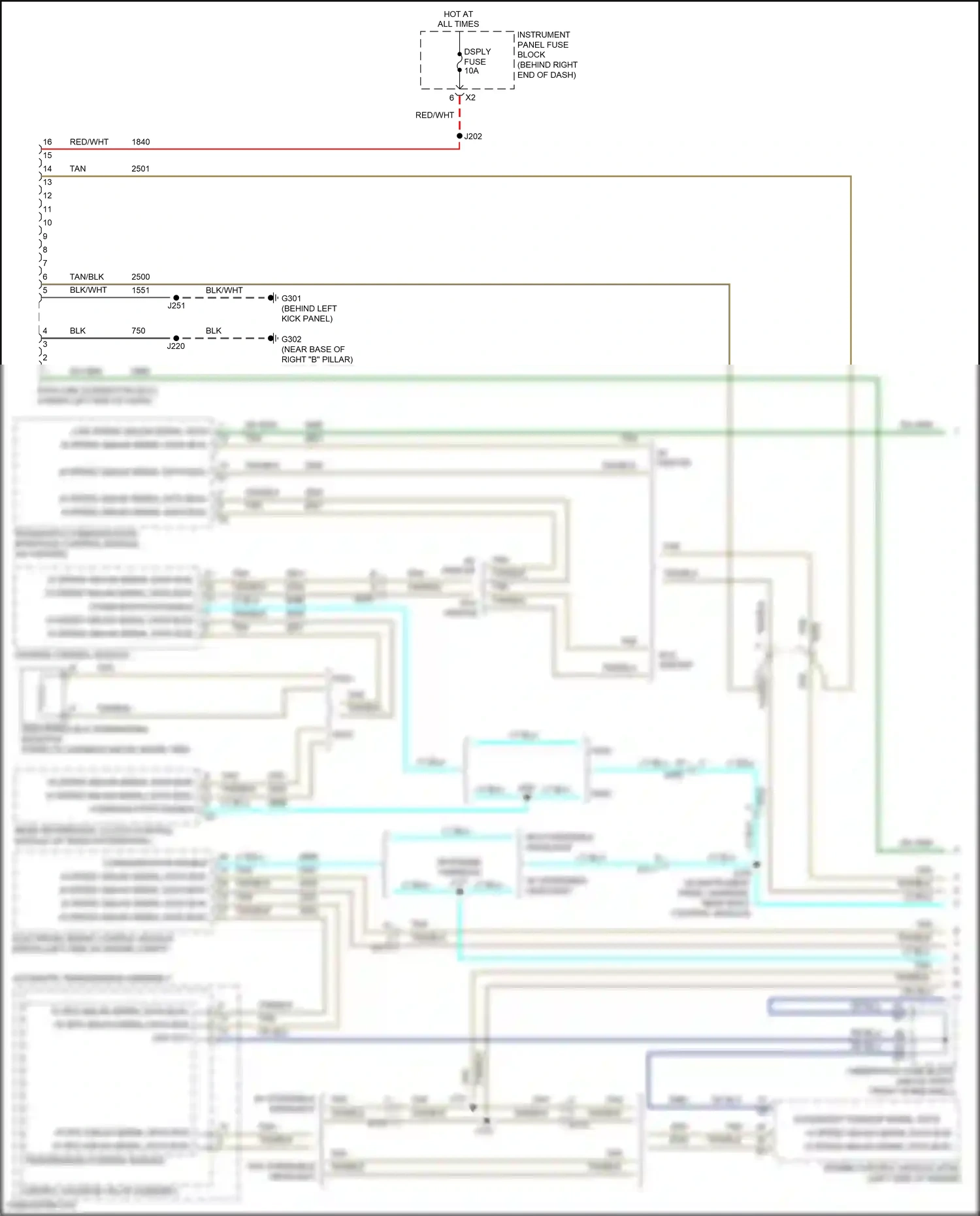 Wiring diagram low speed gmlan serial data for GMC Acadia I facelift (2013-2016) (2 of 5)