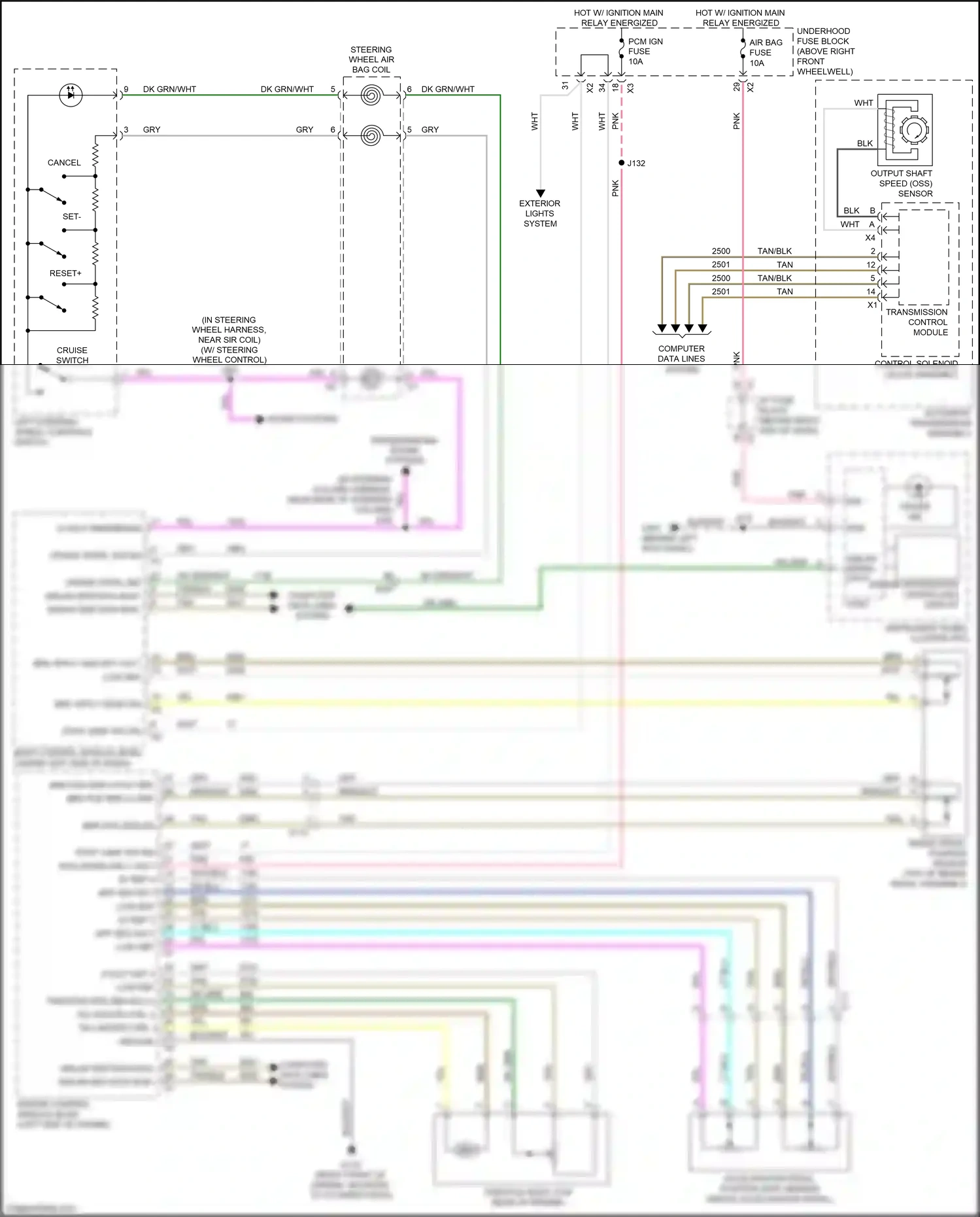 Wiring diagram reset+ for GMC Acadia I facelift (2013-2016) (1 of 1)