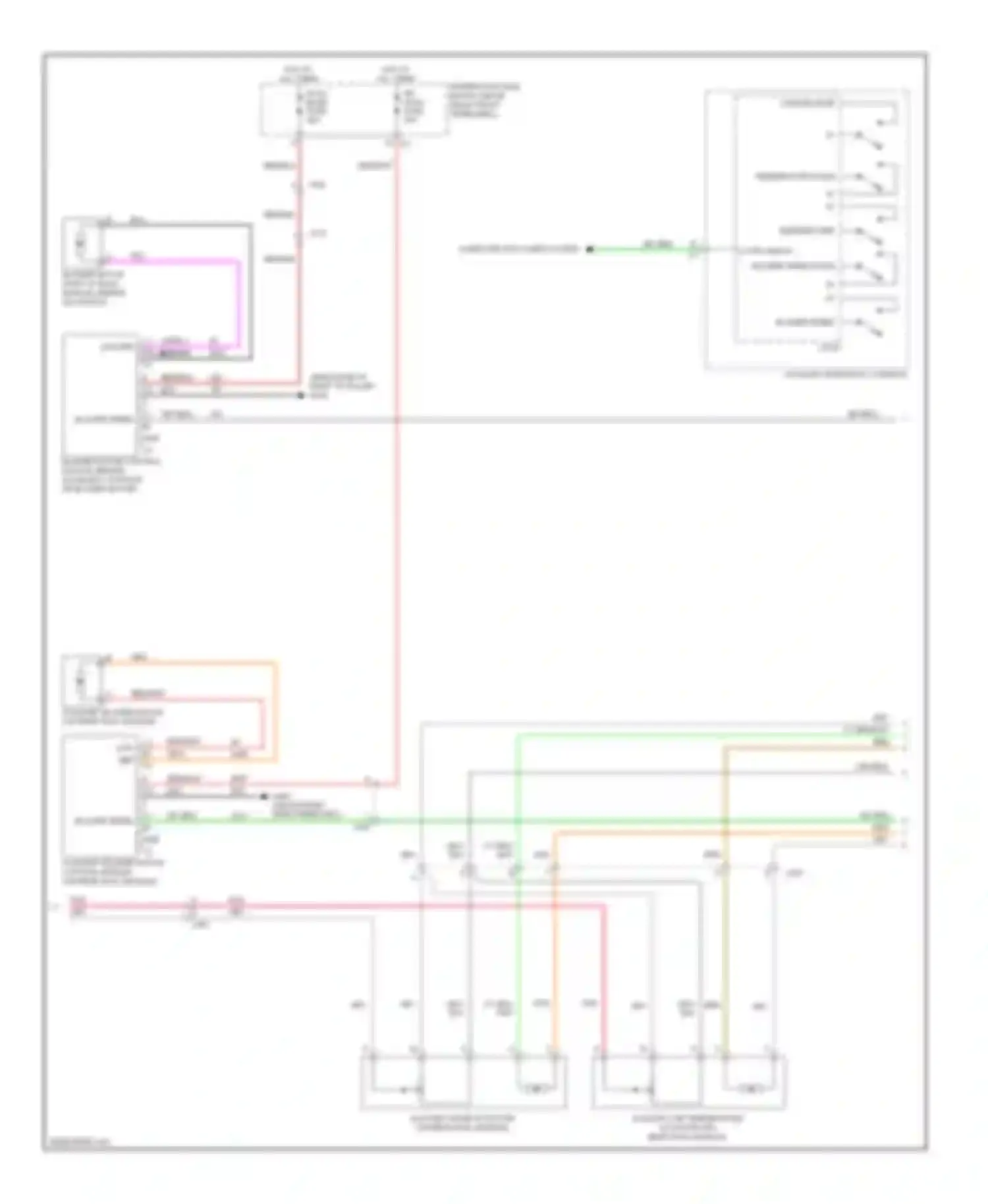 Acadia GMC I (2006-2013): Automatic a/c circuit (3 of 4)