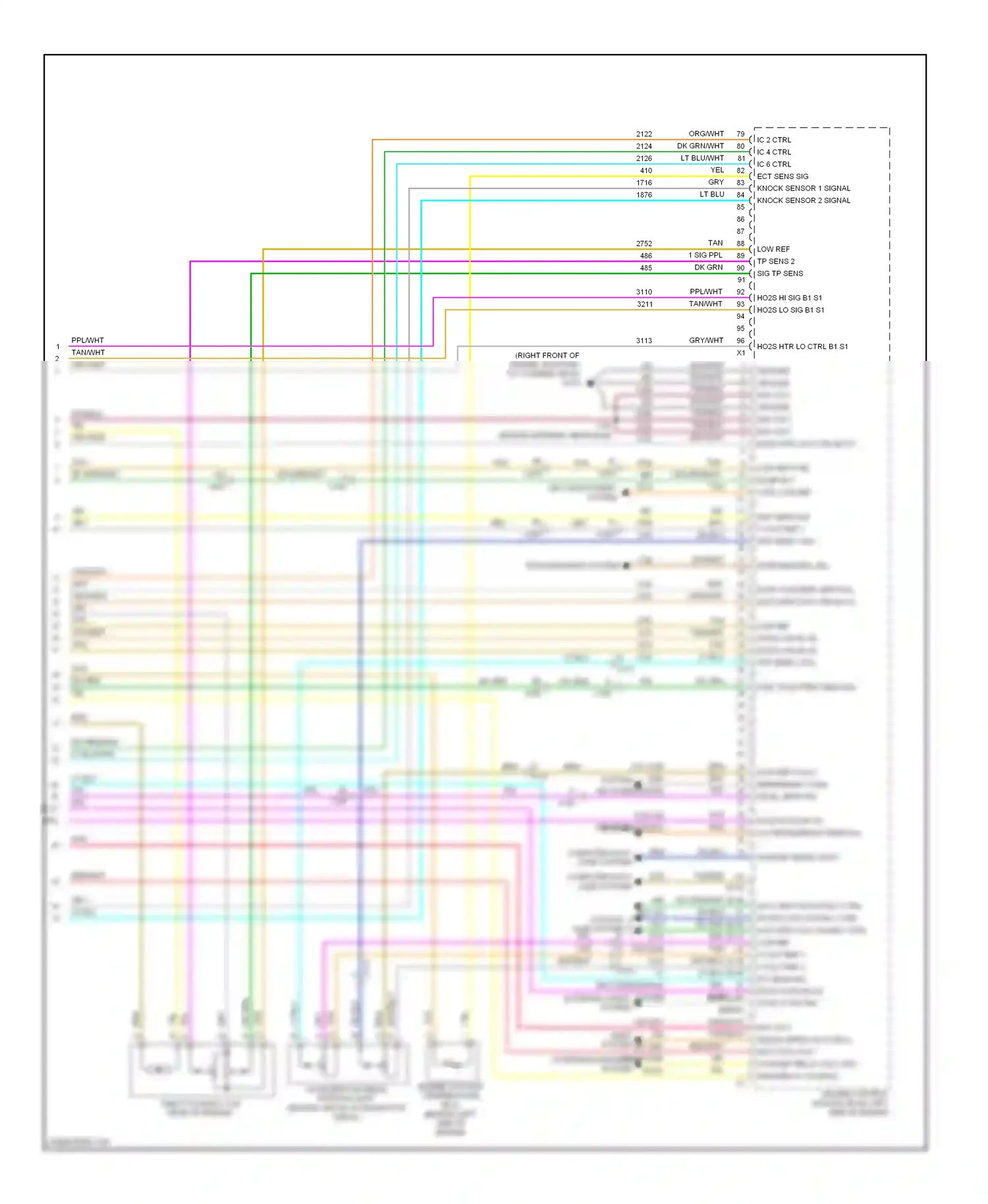 Wiring diagram air conditioning system for GMC Acadia I (2006-2013) (1 of 1)