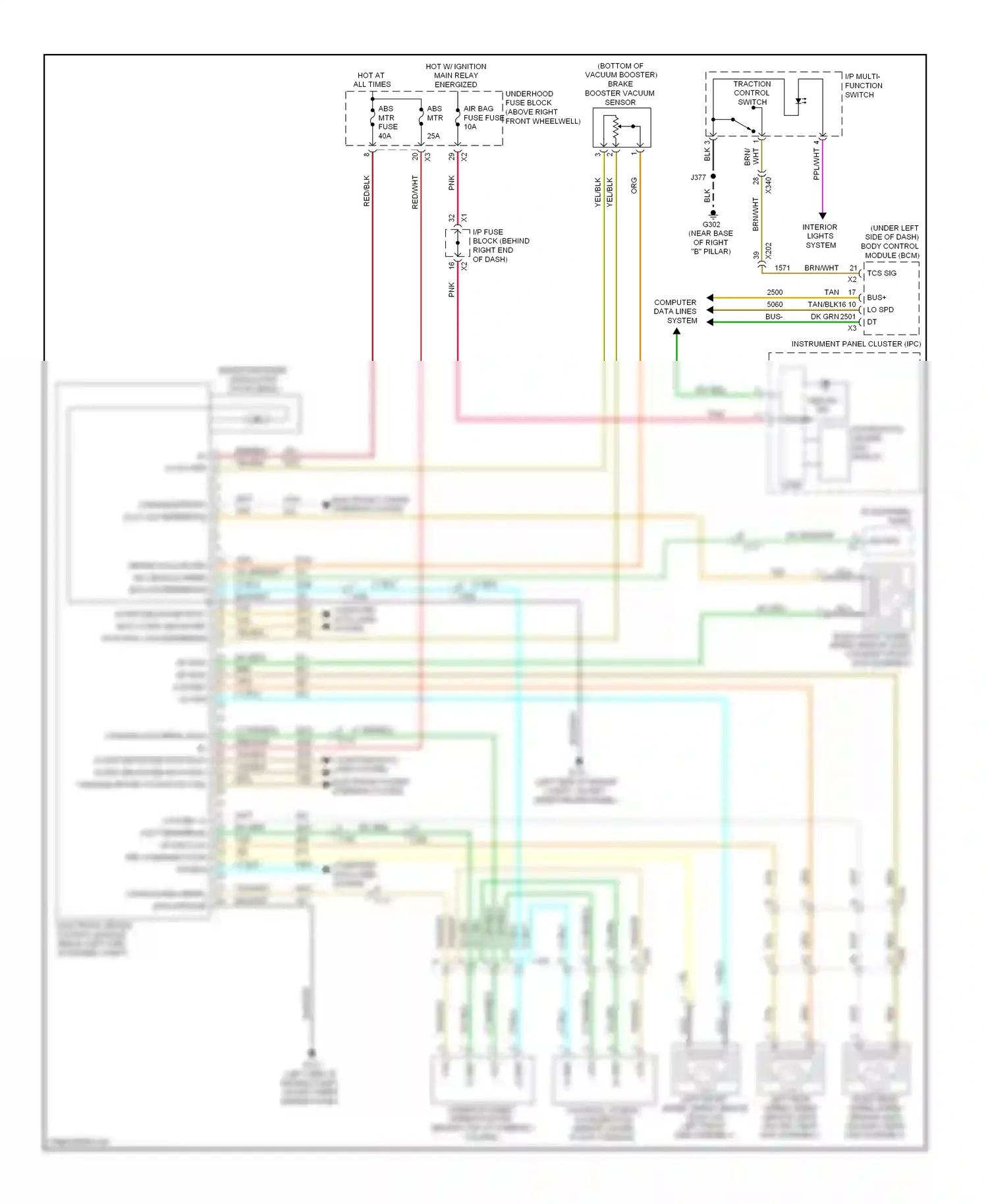 Wiring diagram blk for GMC Acadia I (2006-2013) (1 of 85)