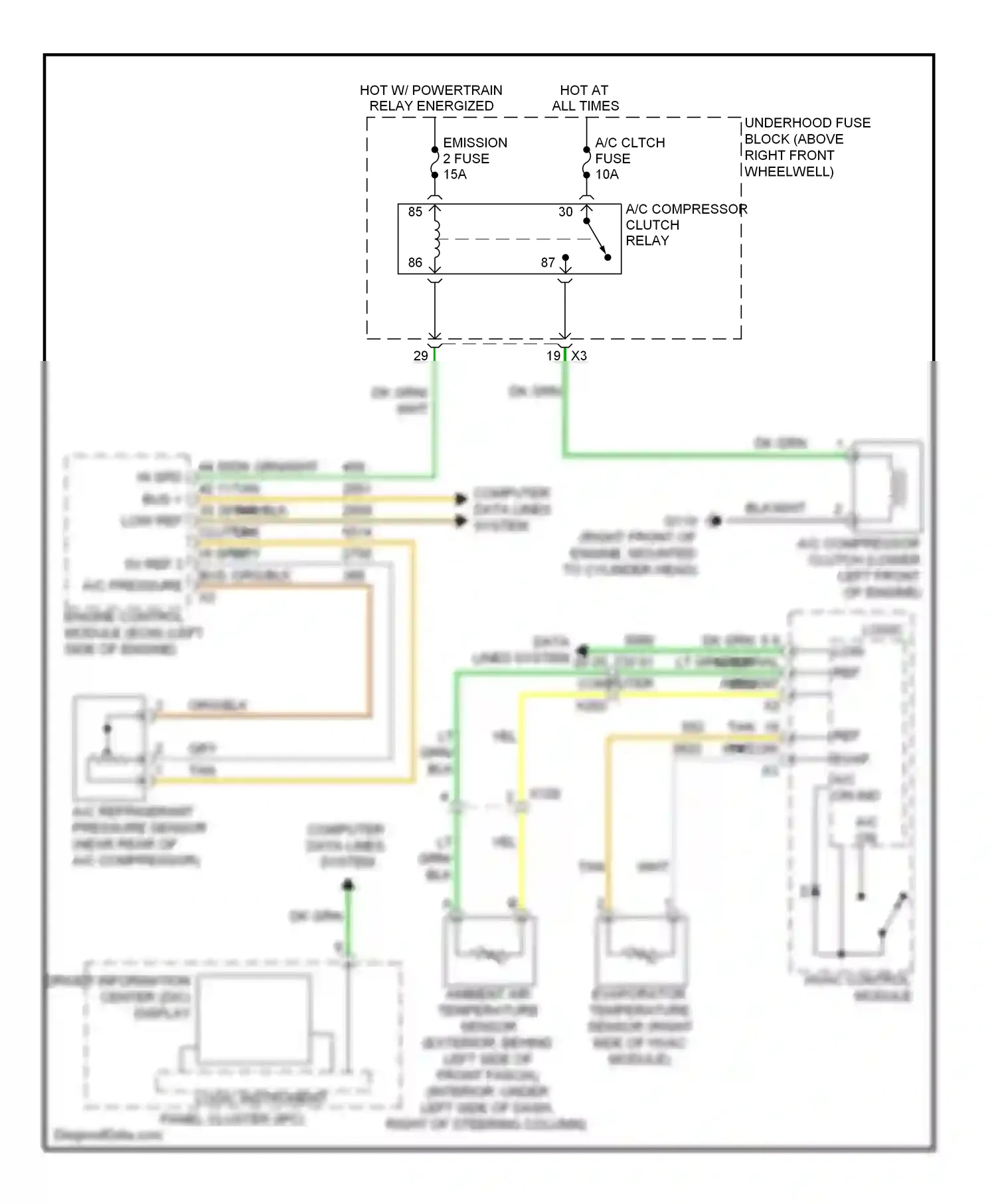 Wiring diagram computer data lines system for GMC Acadia I (2006-2013) (6 of 57)