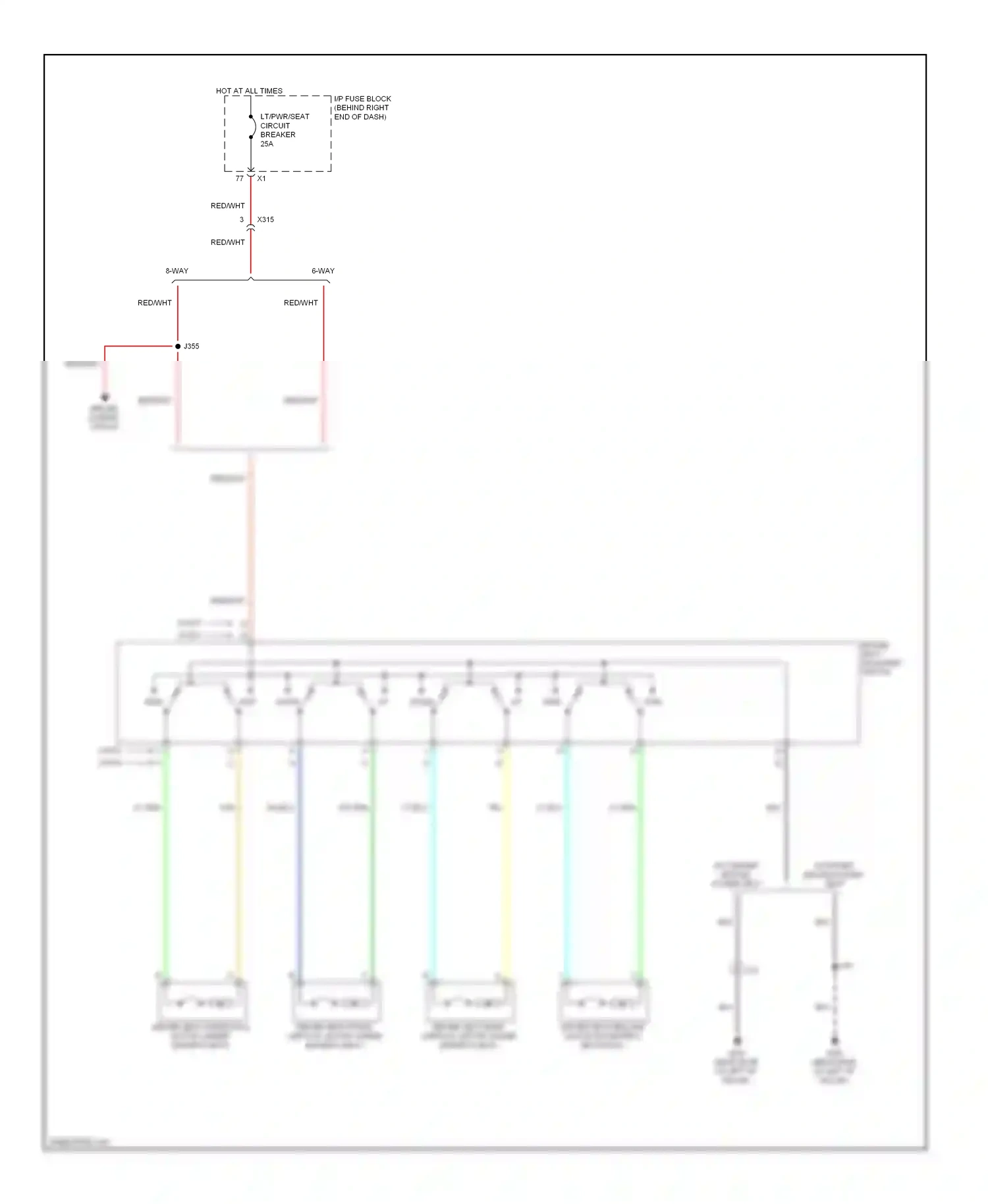 Wiring diagram lt blu for GMC Acadia I (2006-2013) (33 of 50)