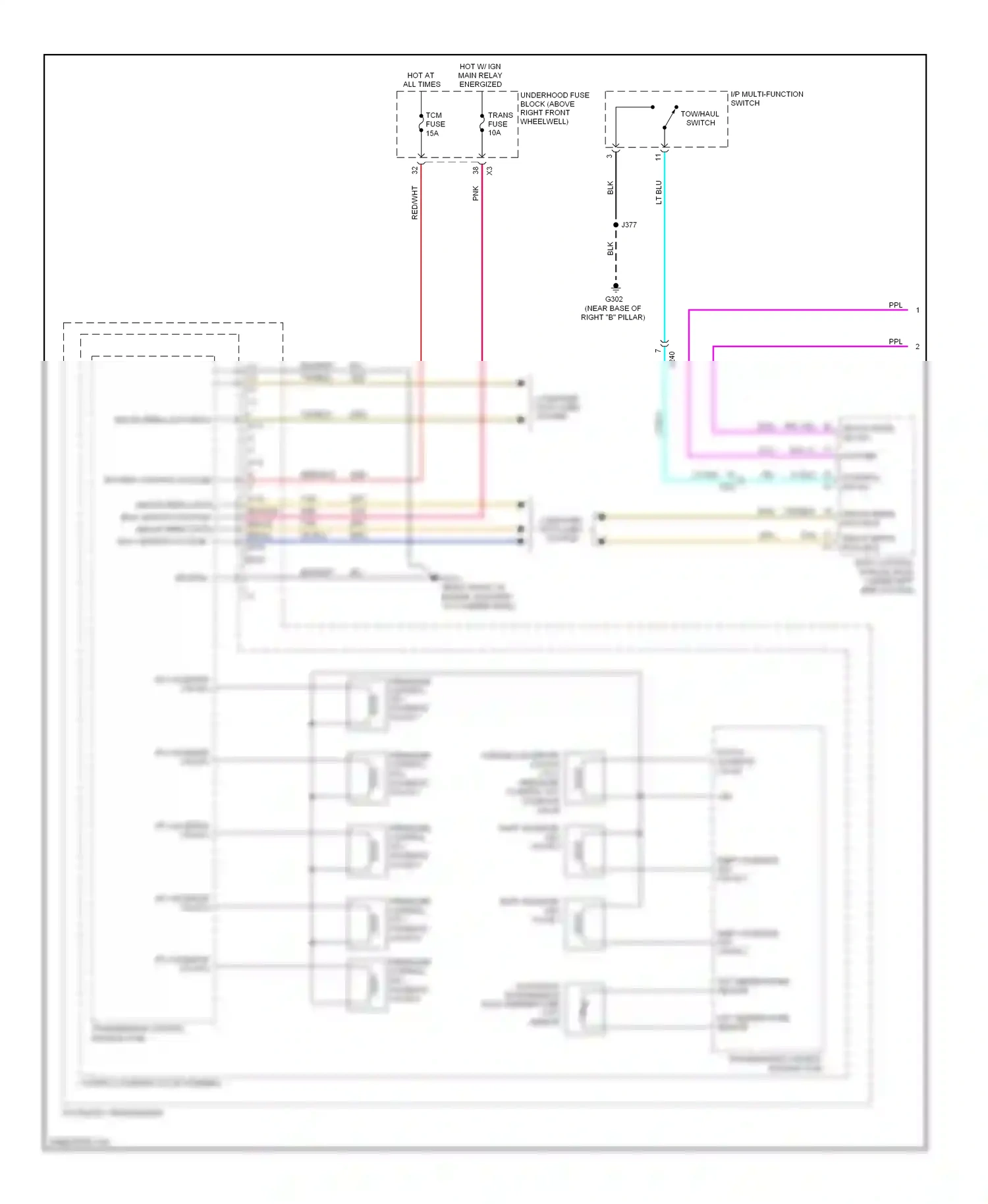Wiring diagram lt blu for GMC Acadia I (2006-2013) (41 of 50)