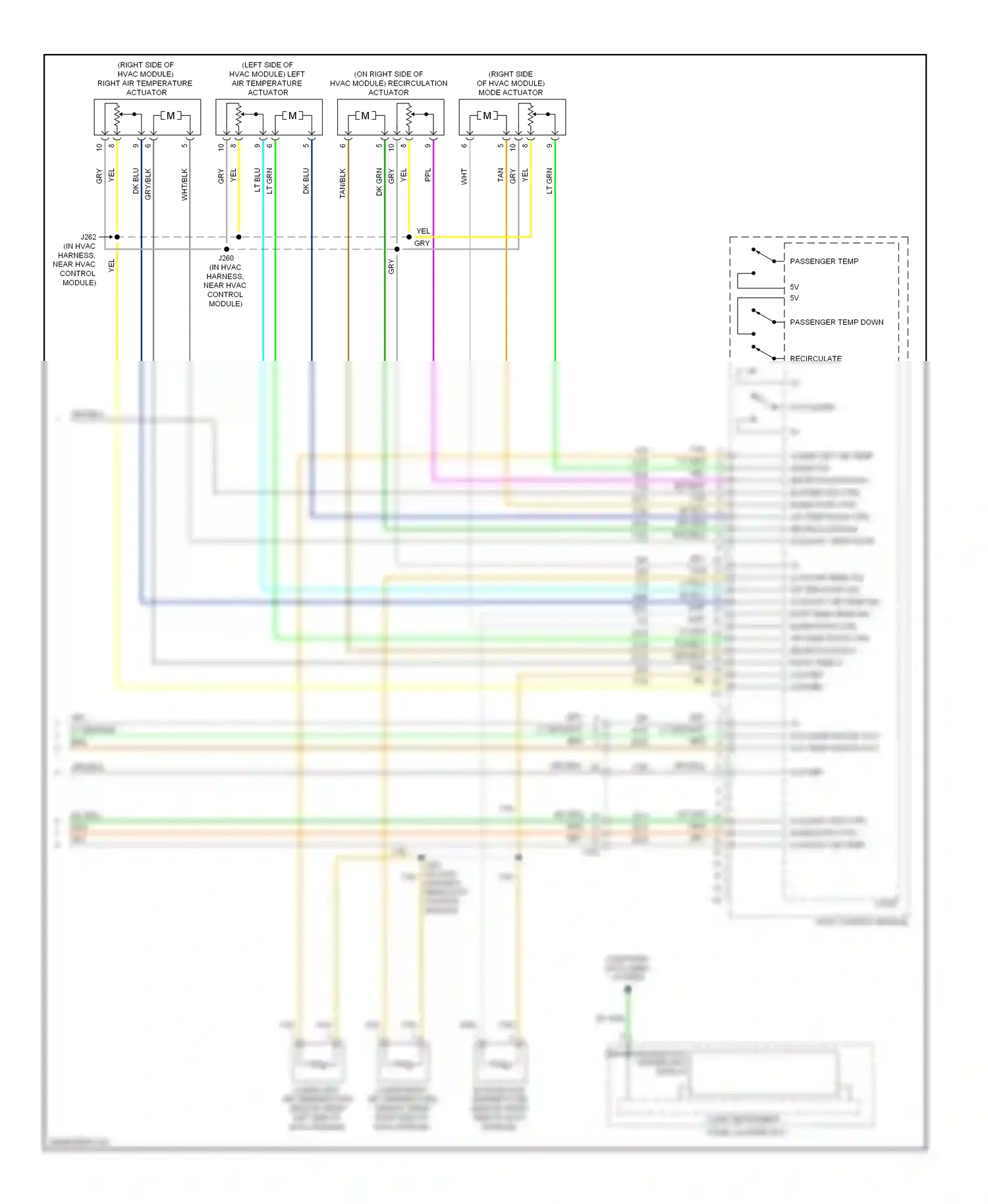 GMC Acadia I (2006-2013) recirculate wiring diagram  (1 of 1)