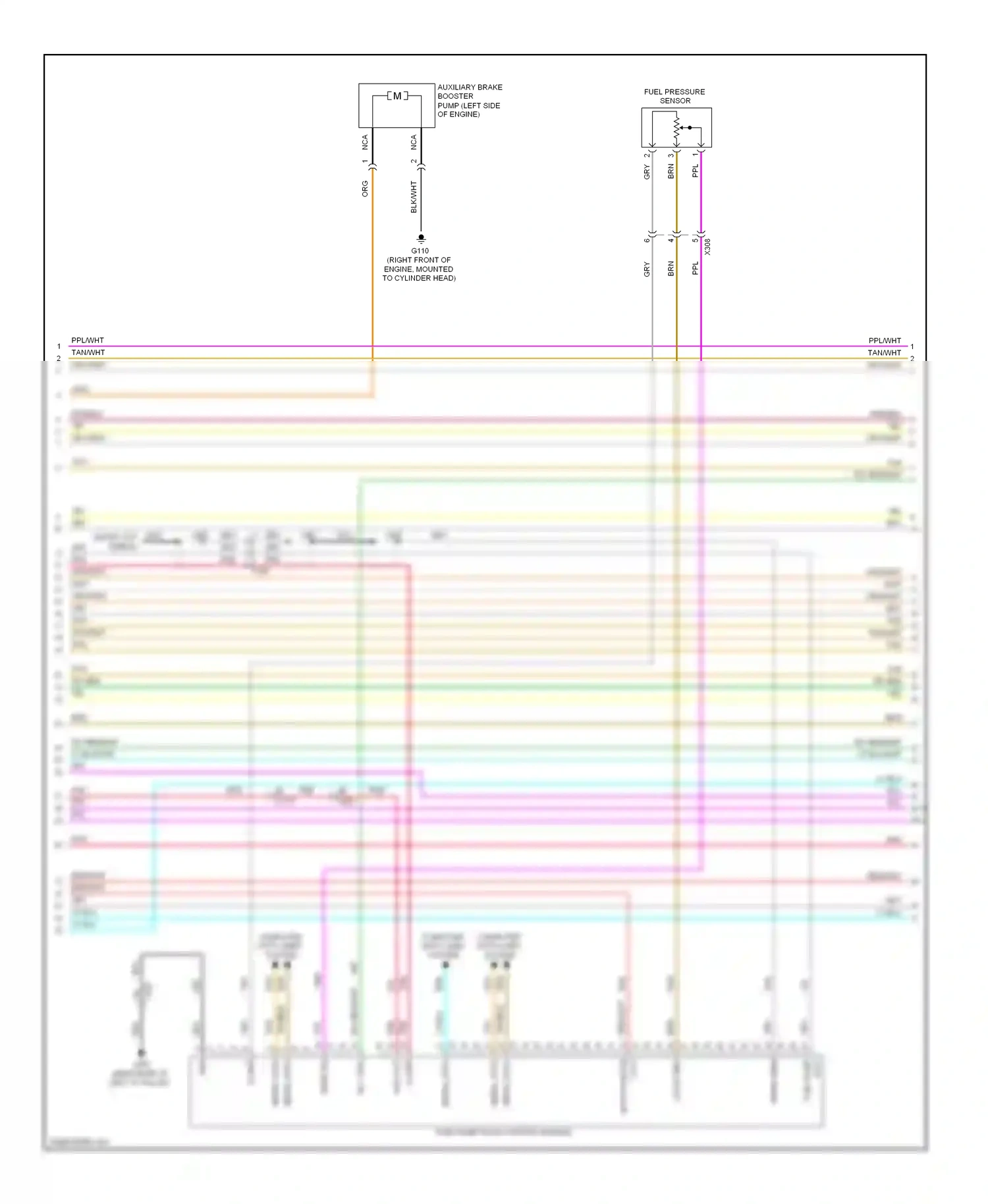 Wiring diagram tan/wht for GMC Acadia I (2006-2013) (19 of 28)