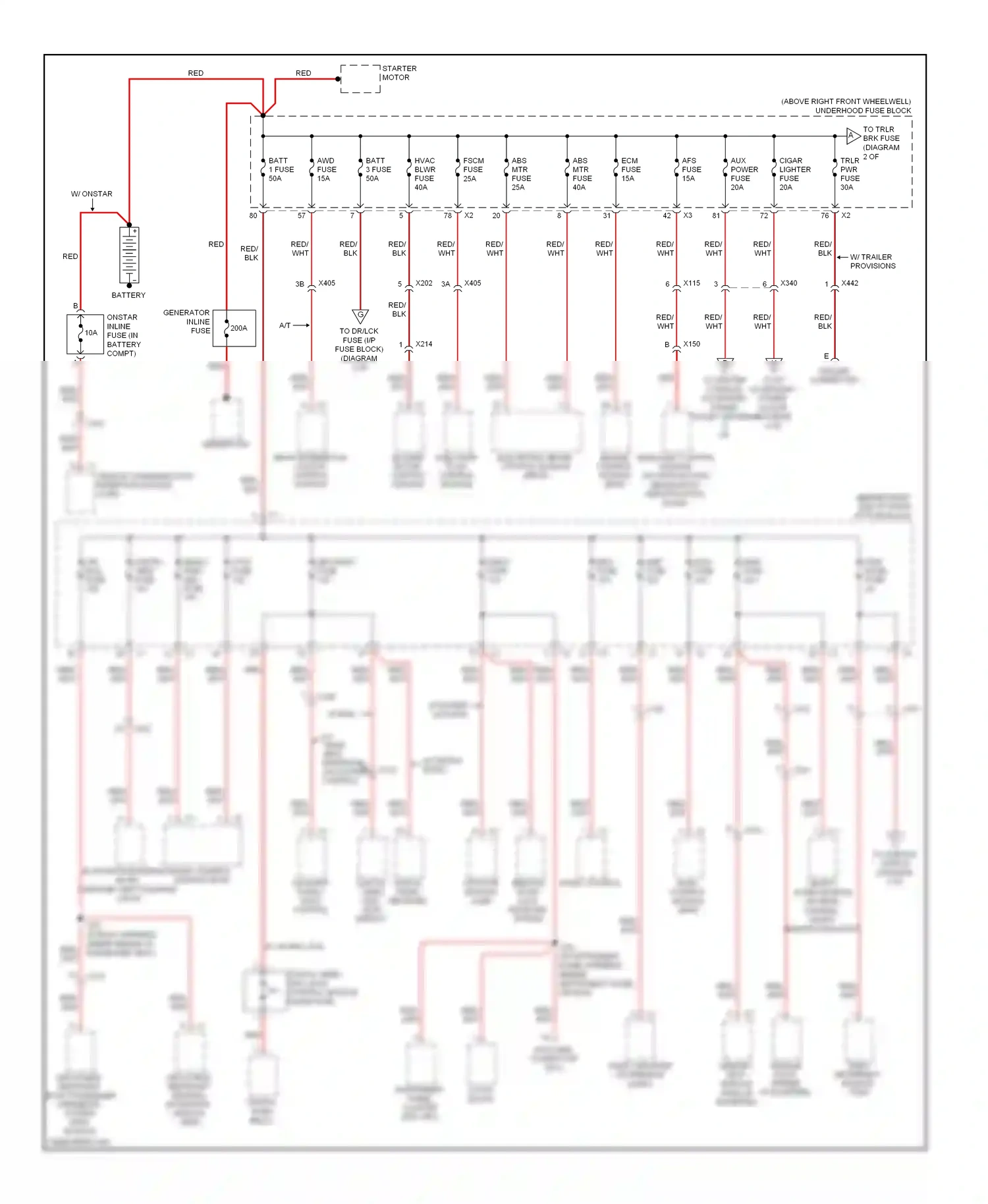 Wiring diagram wht for GMC Acadia I (2006-2013) (40 of 70)