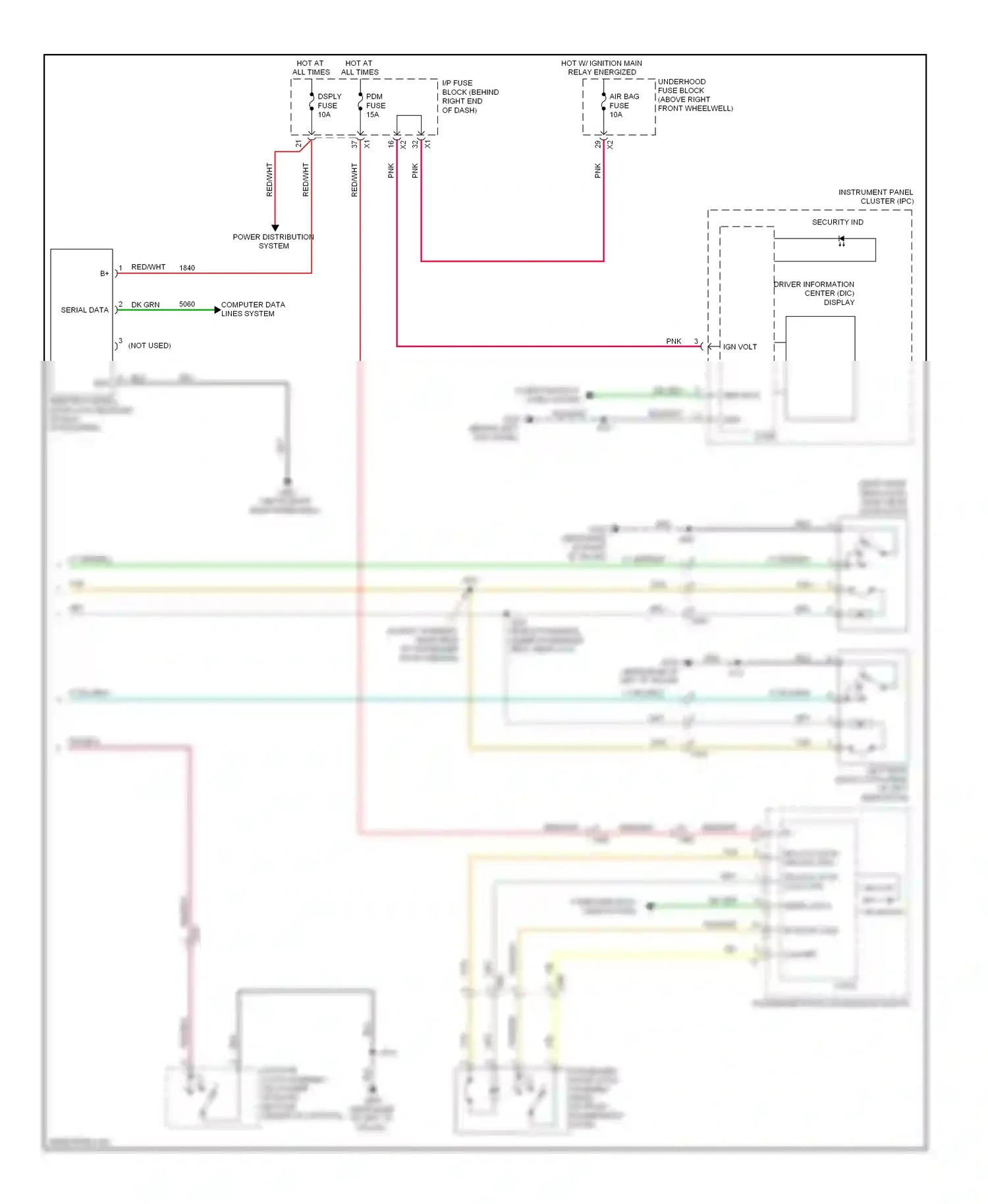 Wiring diagram yel for GMC Acadia I (2006-2013) (6 of 62)
