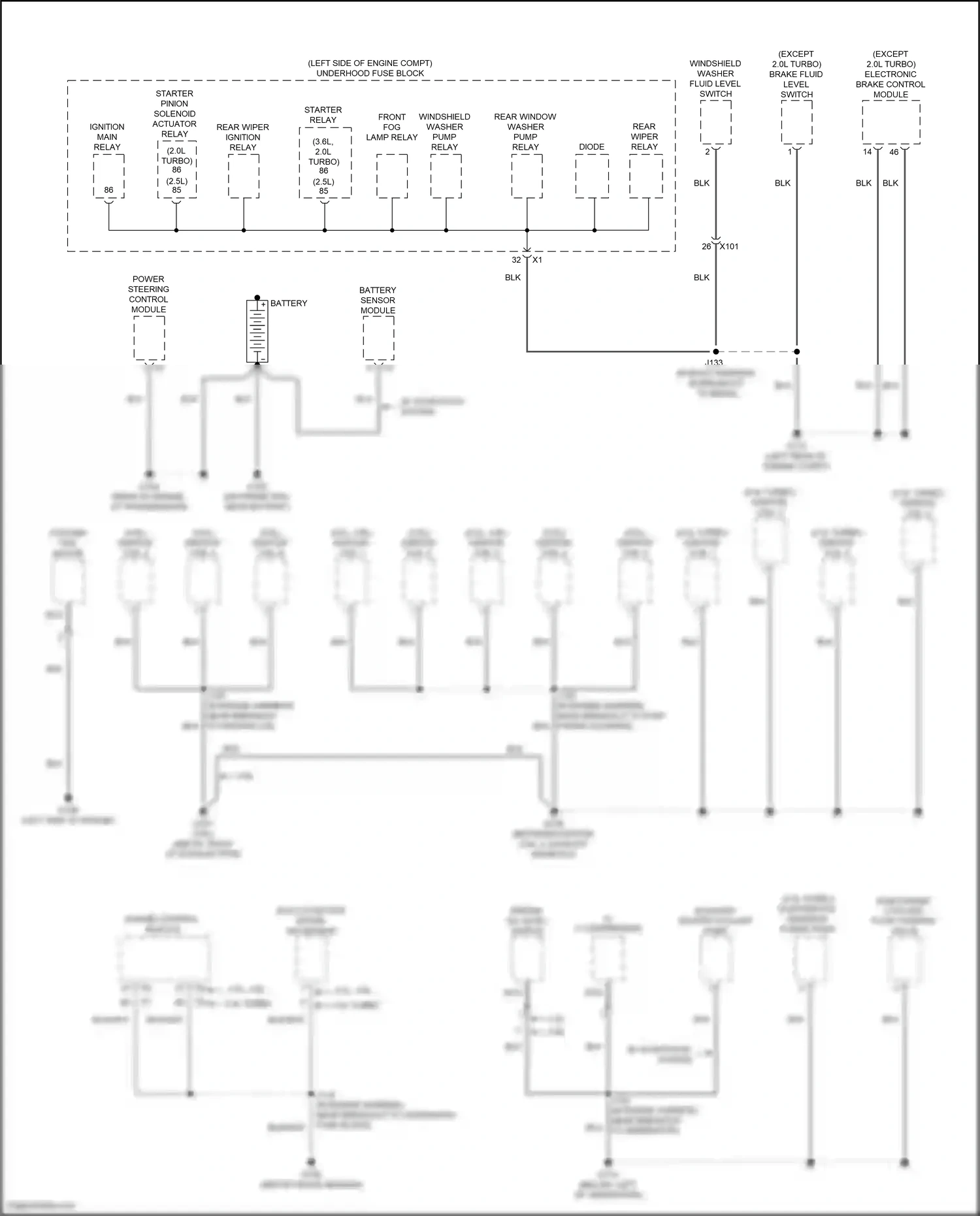 GMC Acadia II facelift (2019-2024) a/c compressor wiring diagram  (2 of 2)