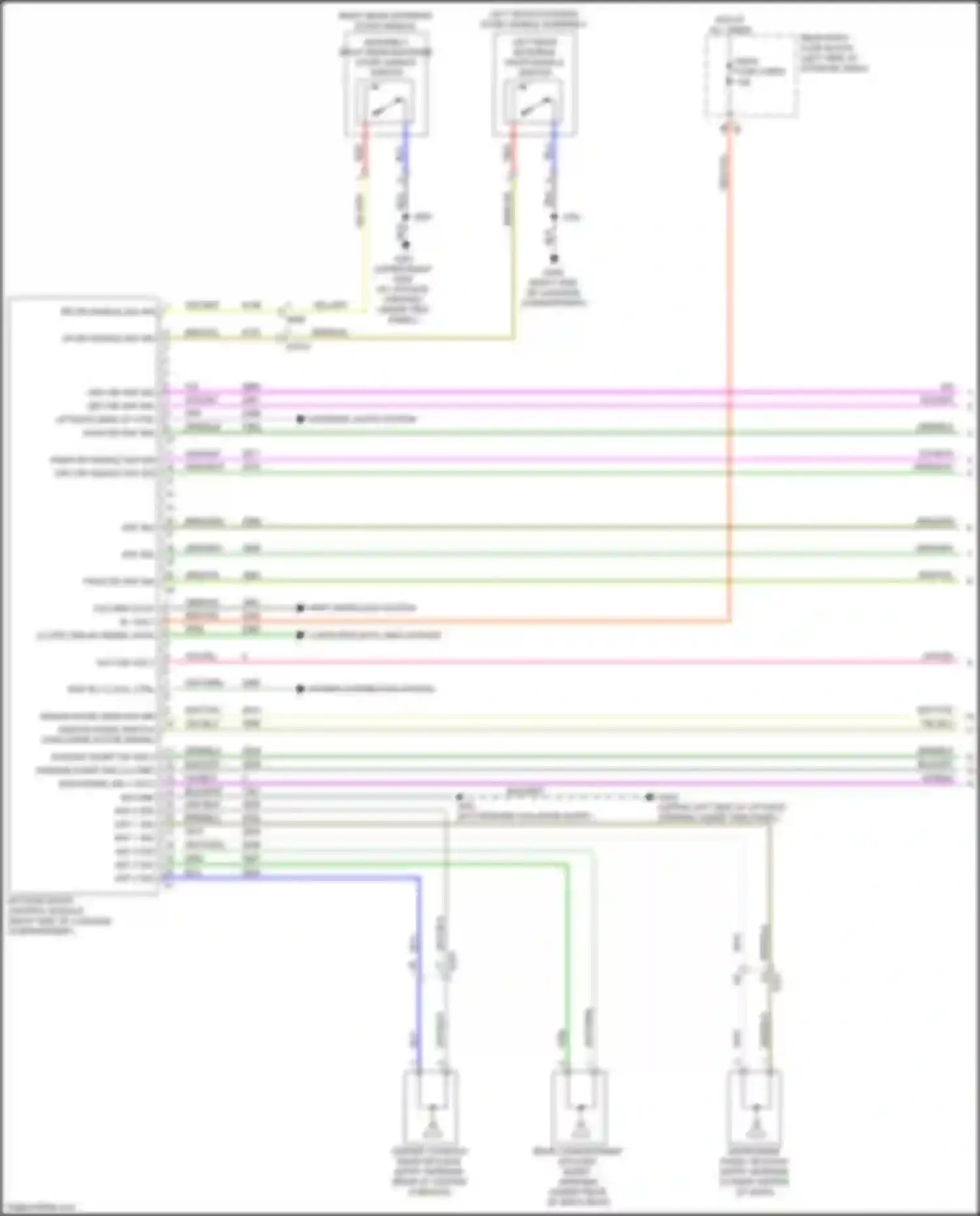 Wiring diagram ant sig hi for GMC Acadia II facelift (2019-2024) (1 of 2)