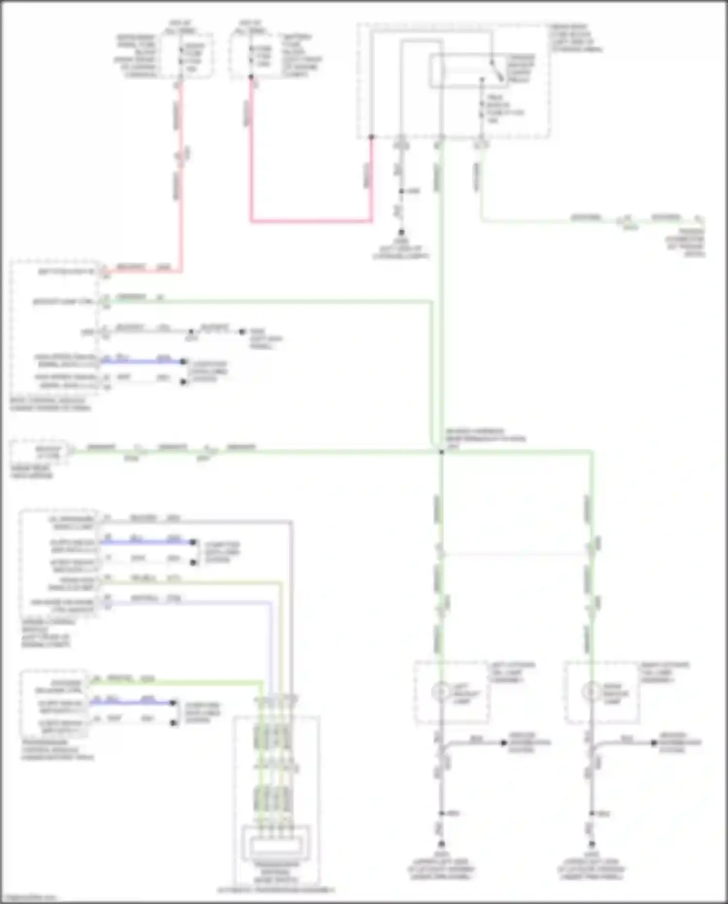 Wiring diagram backup lamp ctrl for GMC Acadia II facelift (2019-2024) (1 of 8)