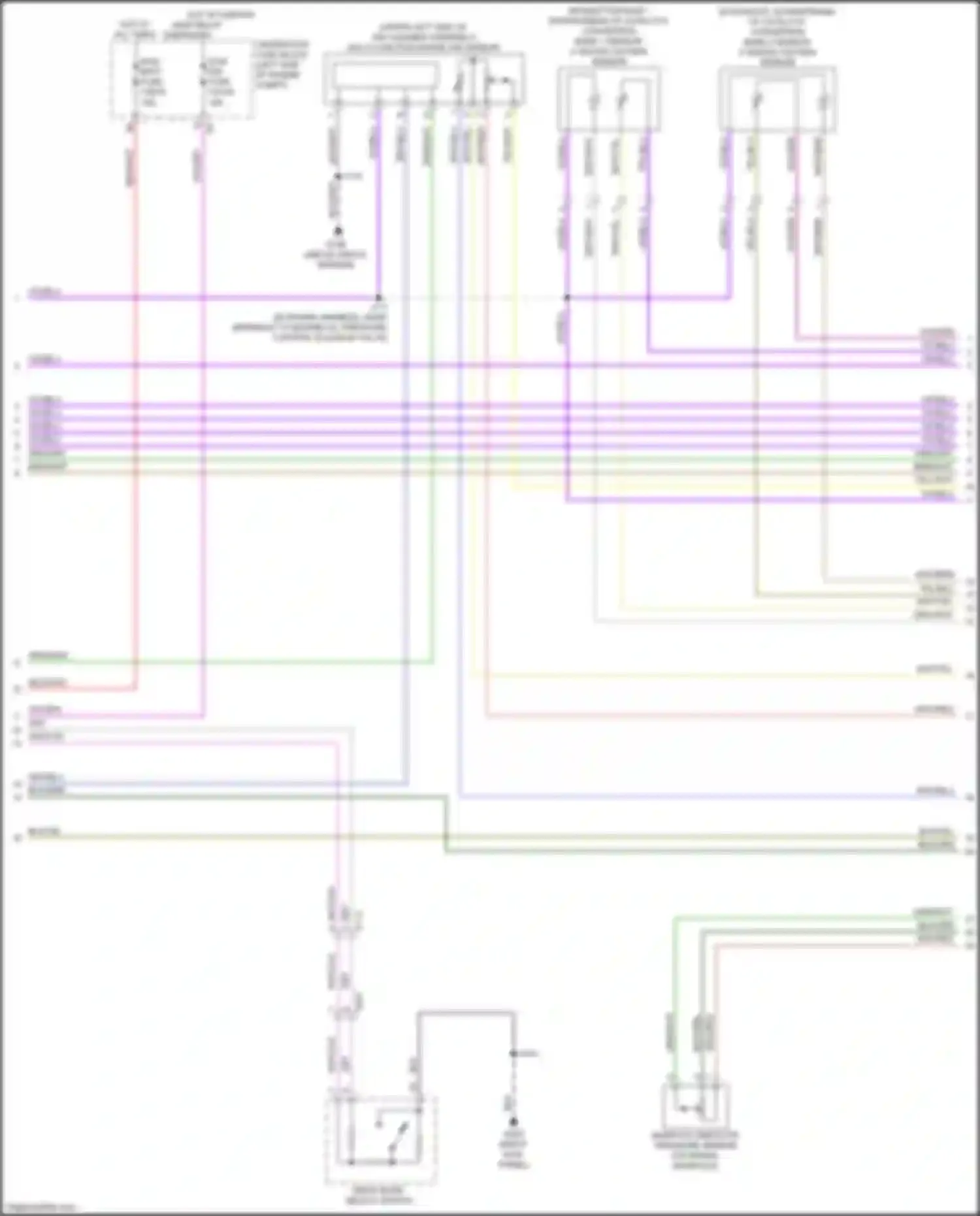 Wiring diagram bank 1 sensor 2 heated oxygen sensor for GMC Acadia II facelift (2019-2024) (1 of 1)