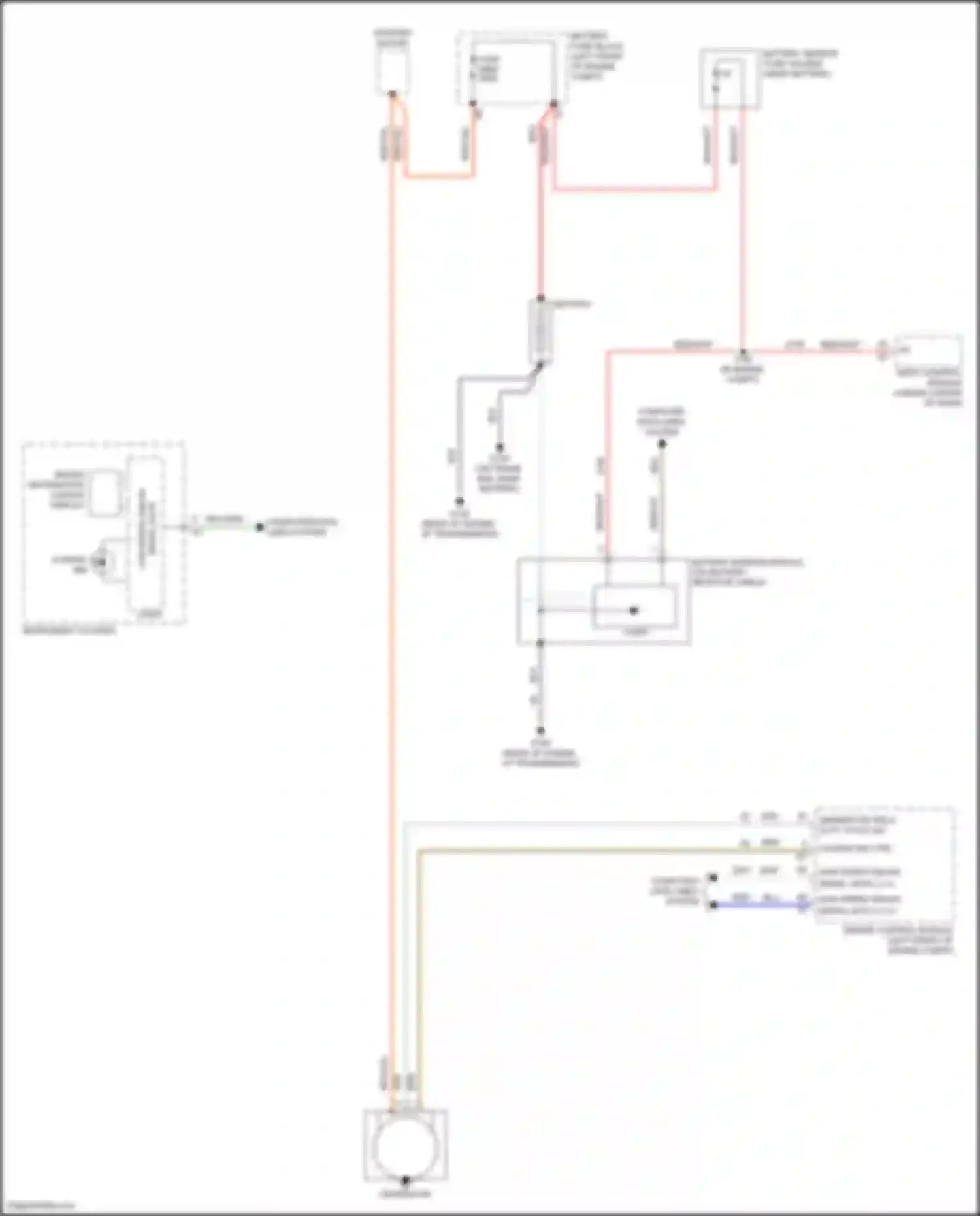 Wiring diagram battery sensor module for GMC Acadia II facelift (2019-2024) (1 of 8)