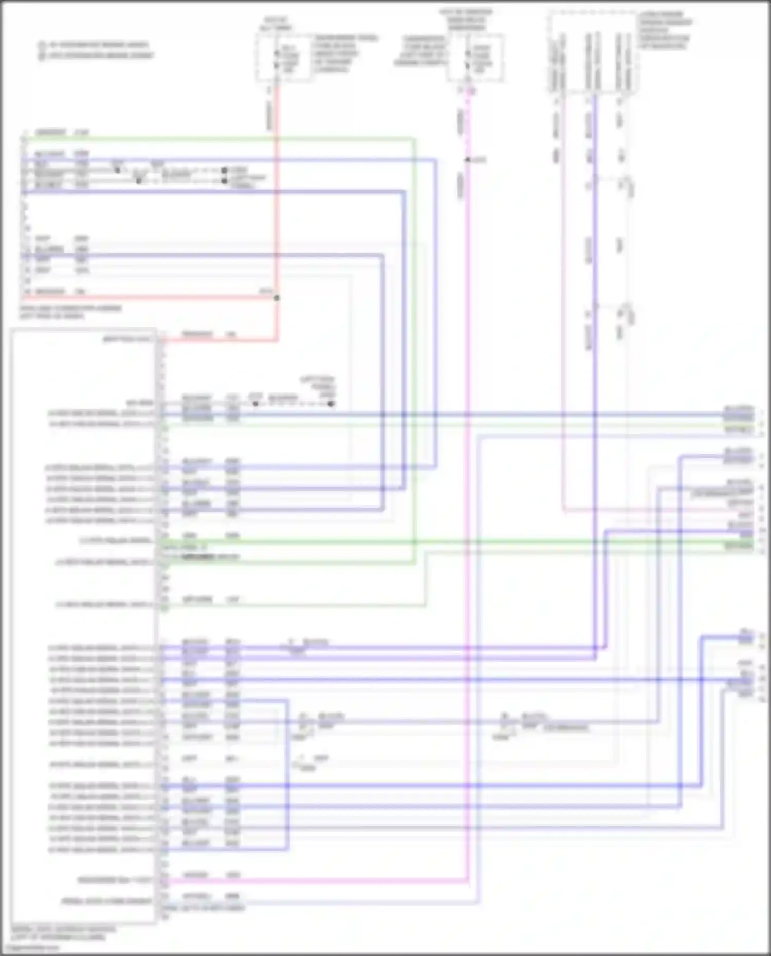 Wiring diagram blk for GMC Acadia II facelift (2019-2024) (52 of 146)