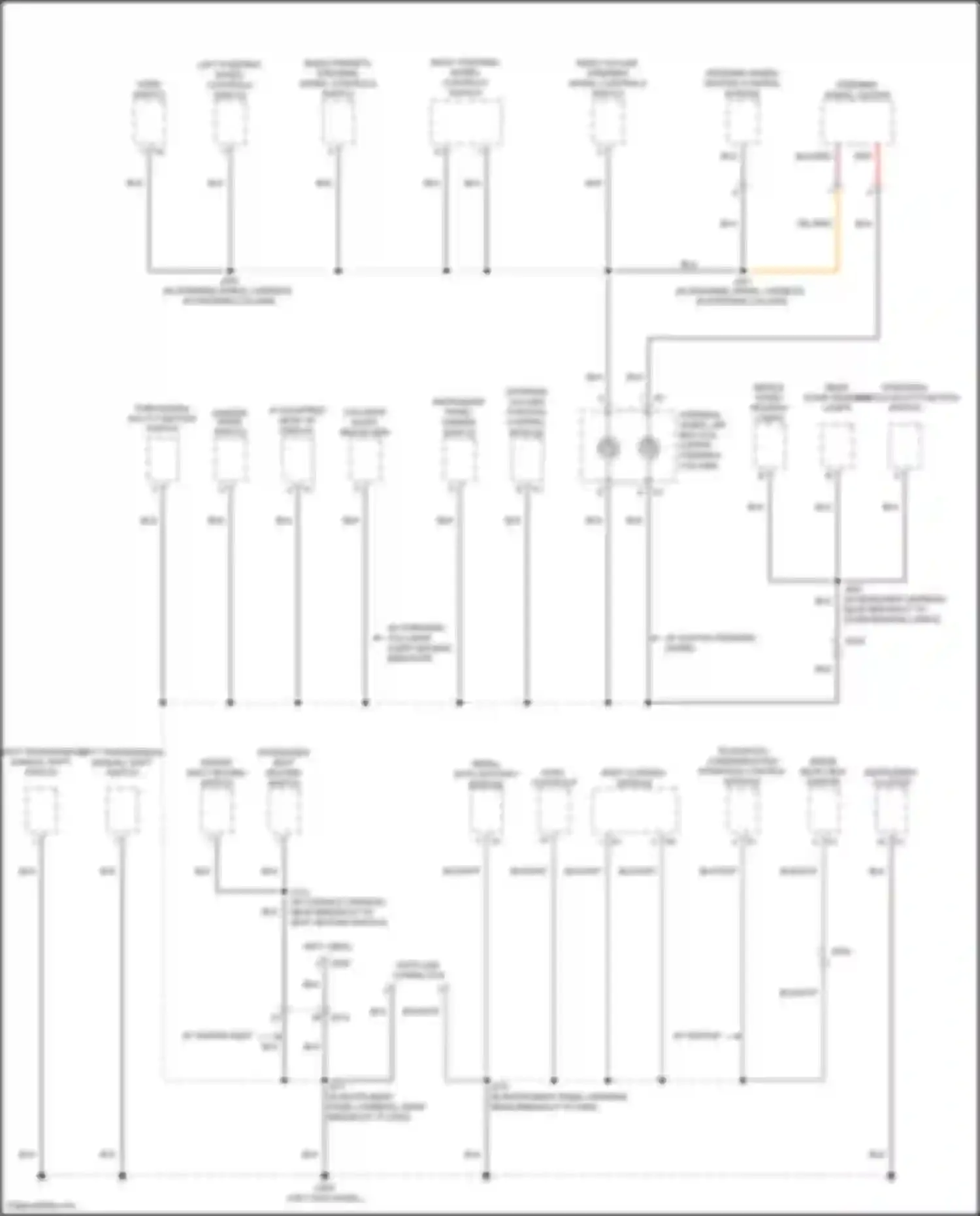 Wiring diagram blk/red for GMC Acadia II facelift (2019-2024) (1 of 1)