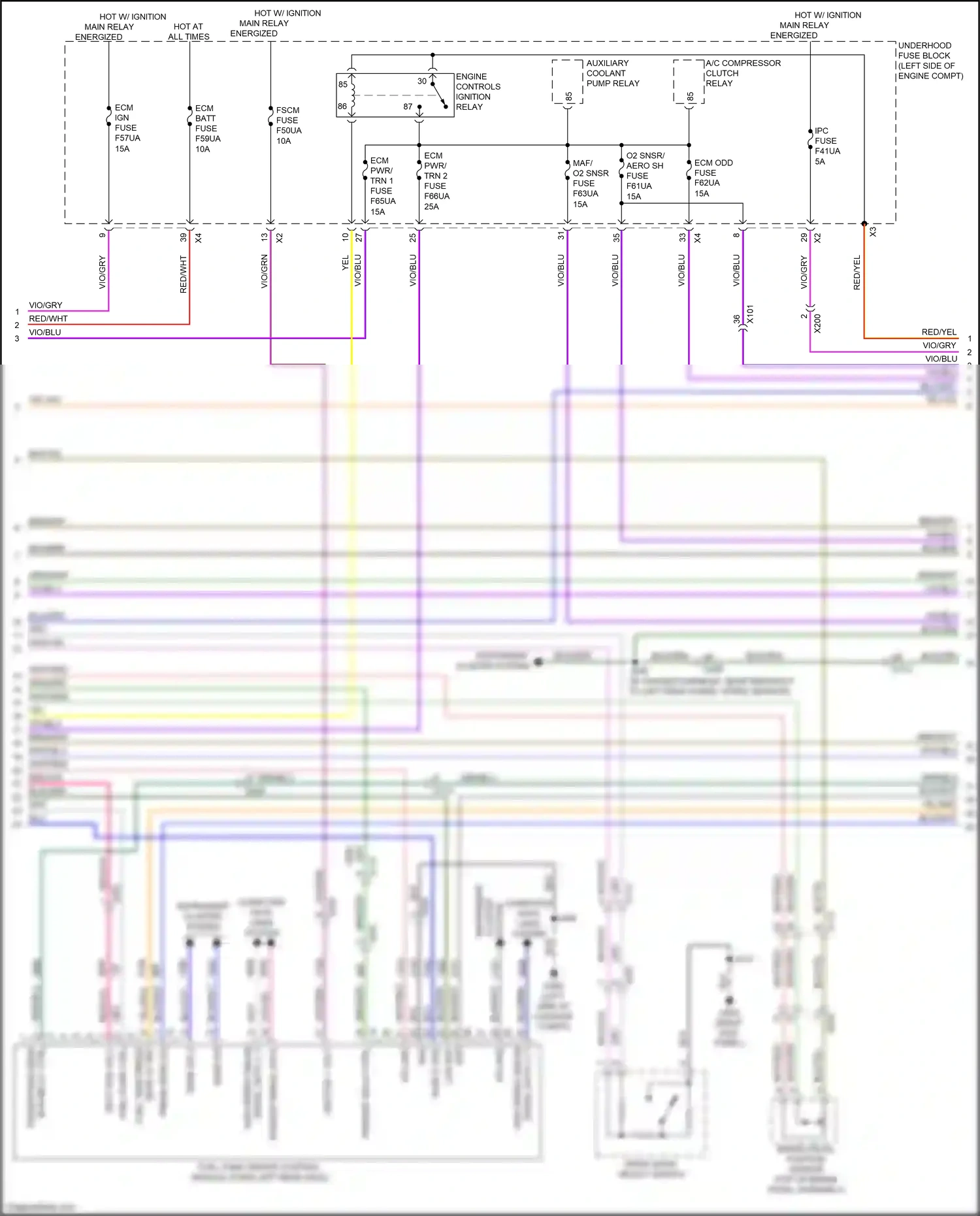 GMC Acadia II facelift (2019-2024) blu wiring diagram  (102 of 111)