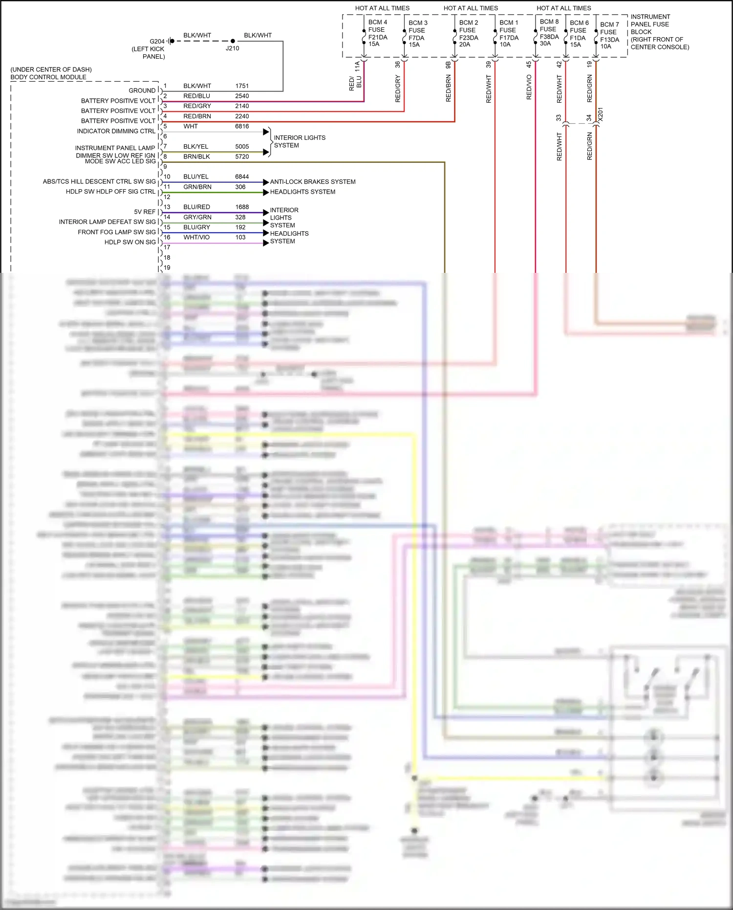 GMC Acadia II facelift (2019-2024) blu wiring diagram  (1 of 111)