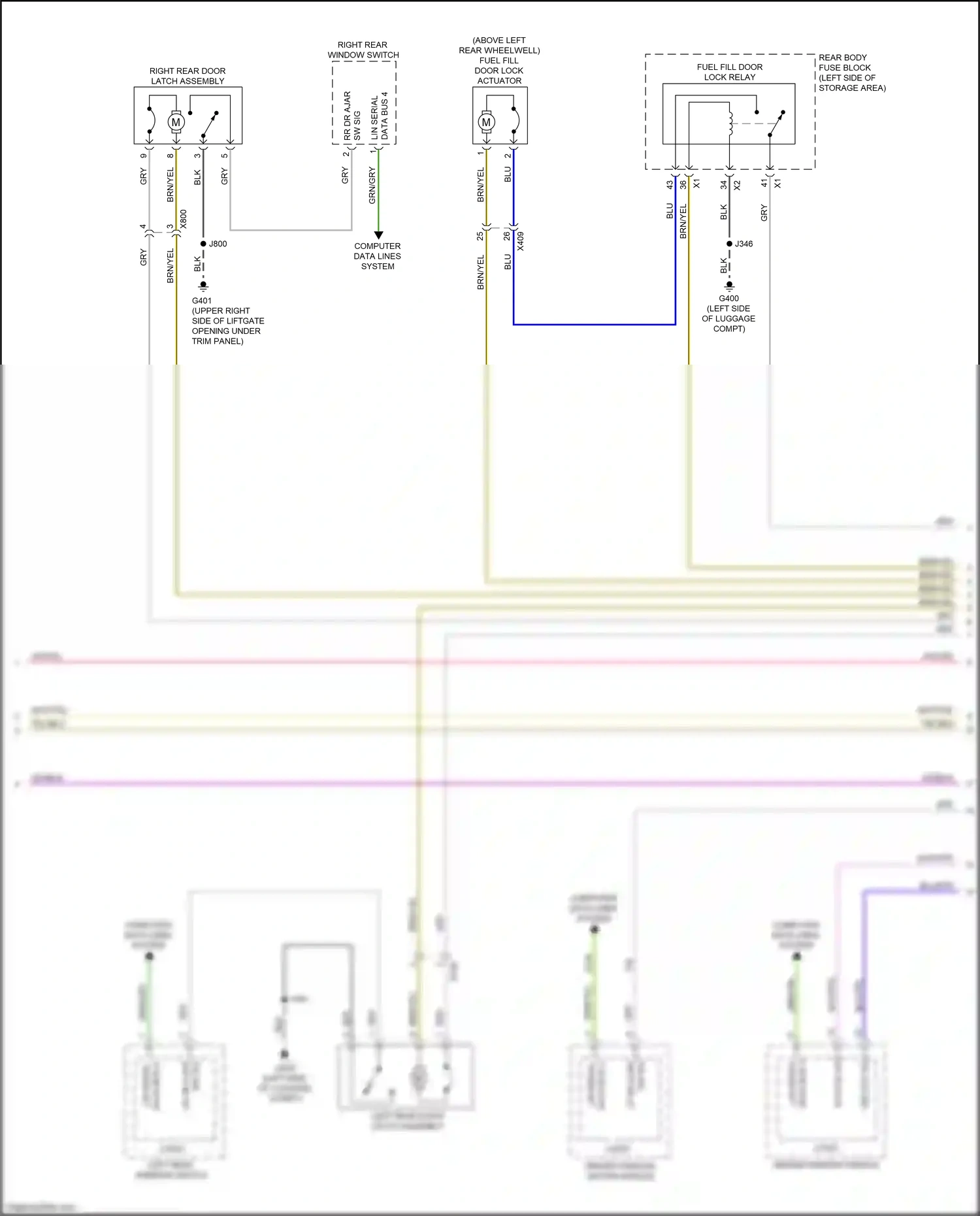 GMC Acadia II facelift (2019-2024) blu wiring diagram  (29 of 111)