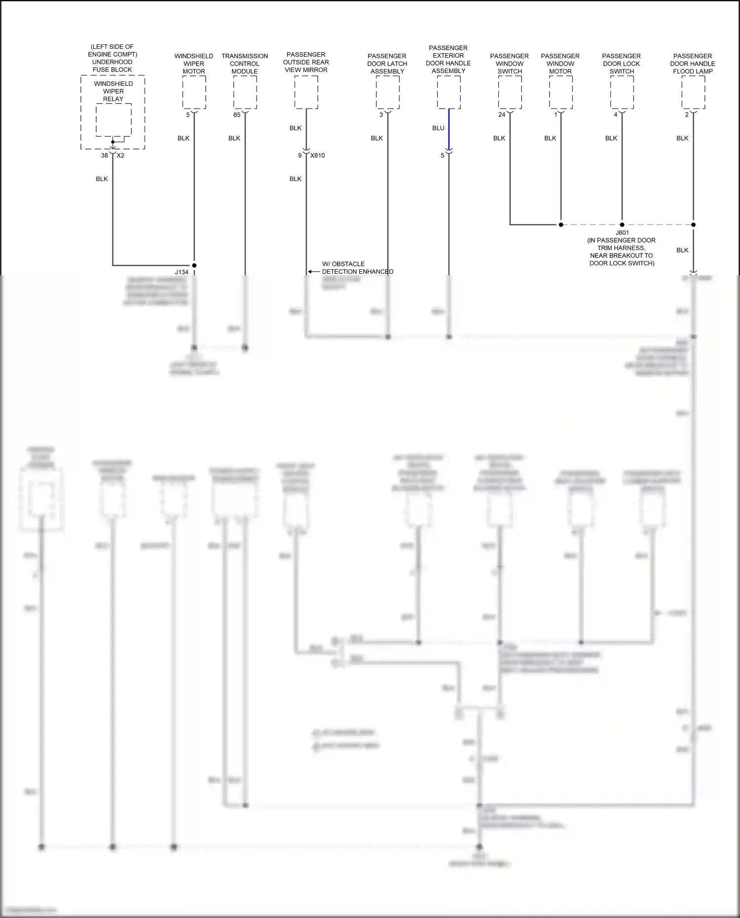 GMC Acadia II facelift (2019-2024) blu wiring diagram  (23 of 111)