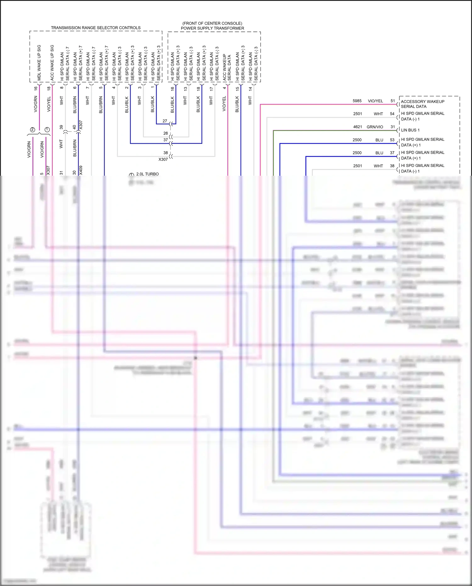 GMC Acadia II facelift (2019-2024) blu wiring diagram  (37 of 111)