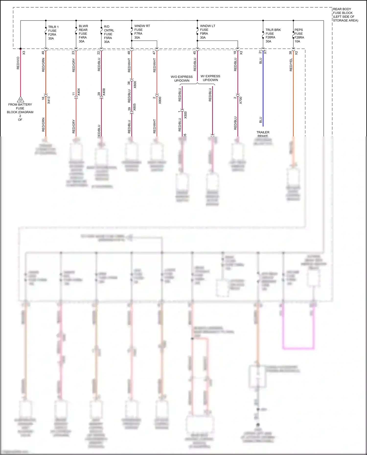 GMC Acadia II facelift (2019-2024) blu wiring diagram  (65 of 111)