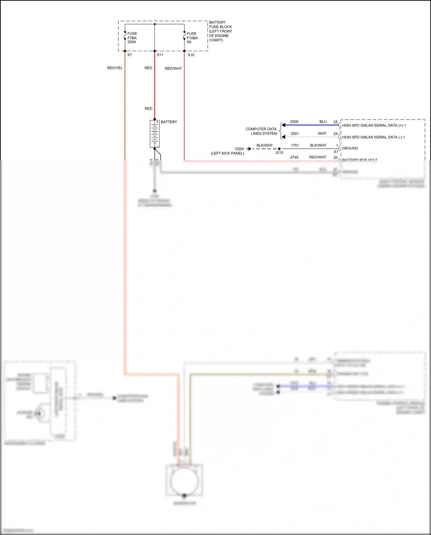 GMC Acadia II facelift (2019-2024) blu wiring diagram  (91 of 111)