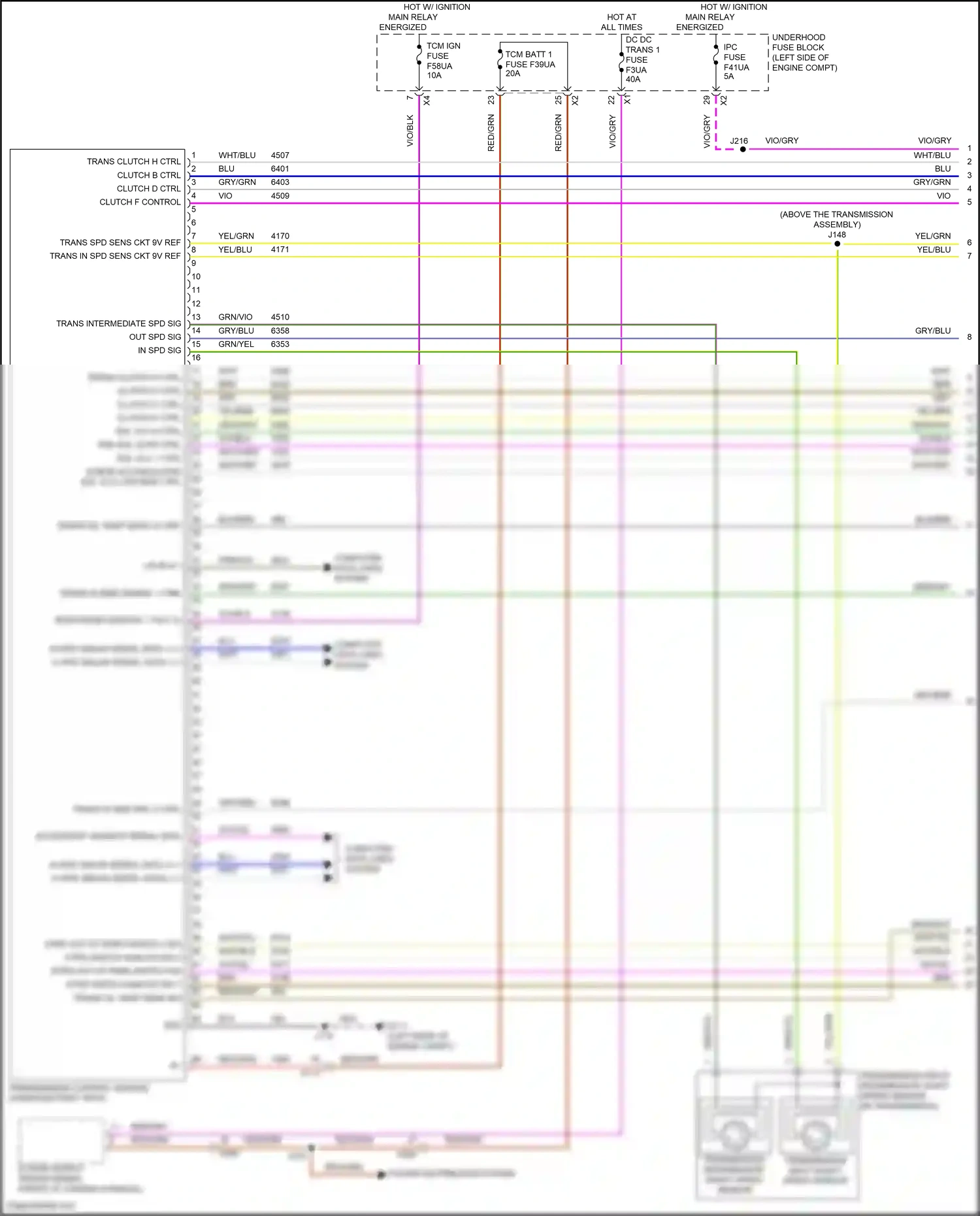GMC Acadia II facelift (2019-2024) blu wiring diagram  (31 of 111)
