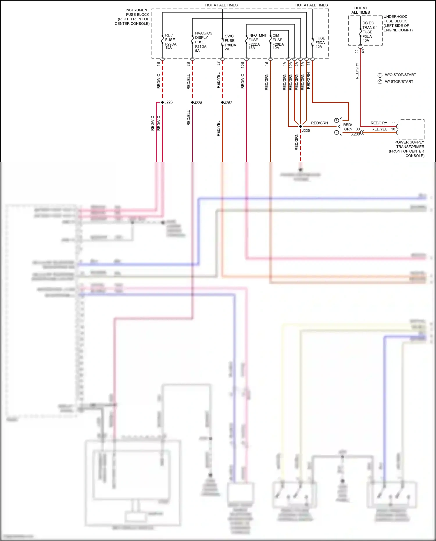 GMC Acadia II facelift (2019-2024) blu wiring diagram  (8 of 111)