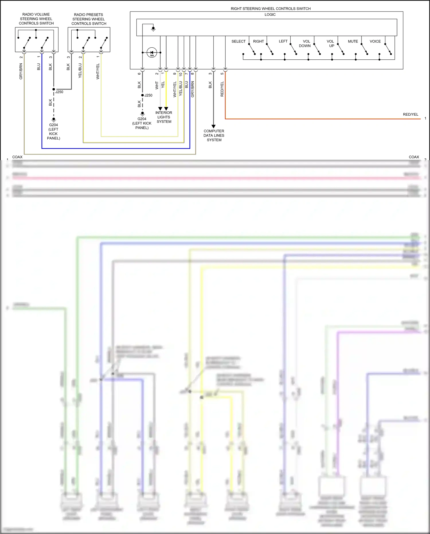 GMC Acadia II facelift (2019-2024) blu wiring diagram  (3 of 111)