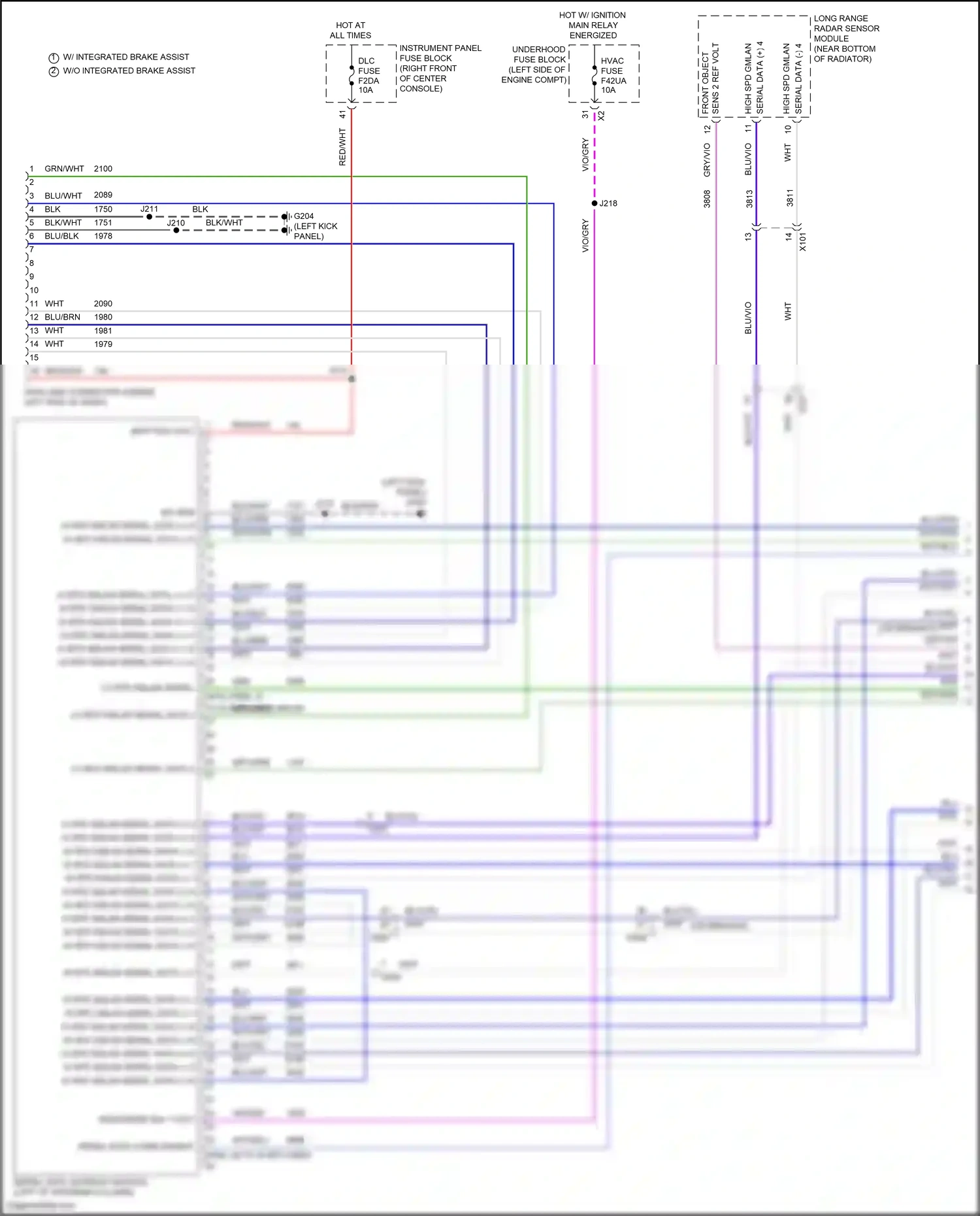 GMC Acadia II facelift (2019-2024) blu wiring diagram  (111 of 111)