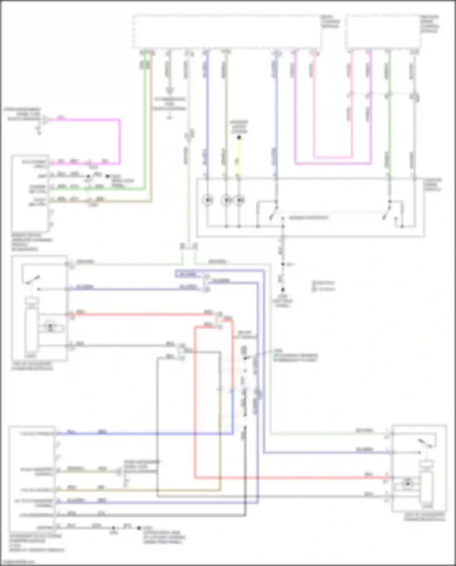 Wiring diagram body control module for GMC Acadia II facelift (2019-2024) (10 of 13)
