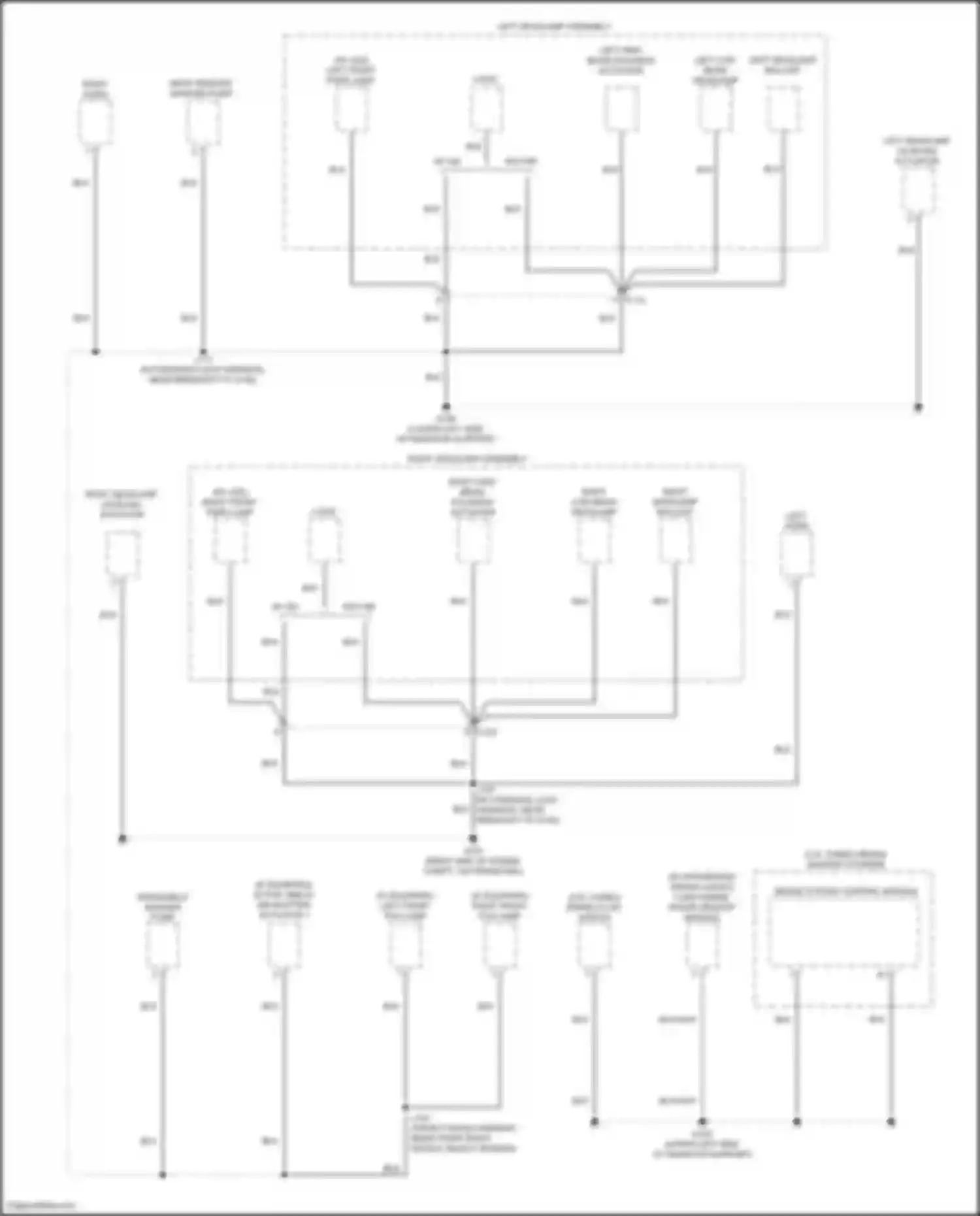 Wiring diagram brake system control module for GMC Acadia II facelift (2019-2024) (3 of 5)