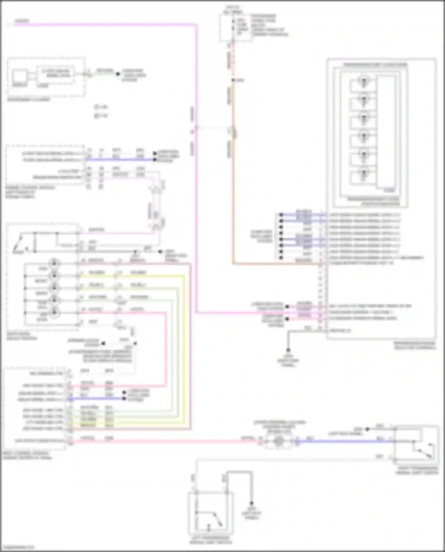 Wiring diagram brn/vio for GMC Acadia II facelift (2019-2024) (1 of 11)