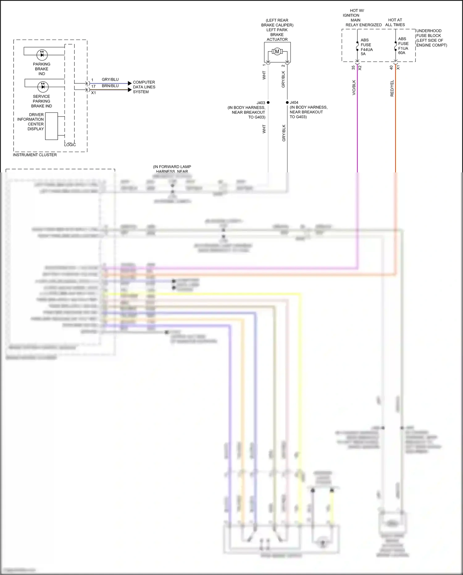 Wiring diagram computer data lines system for GMC Acadia II facelift (2019-2024) (83 of 115)