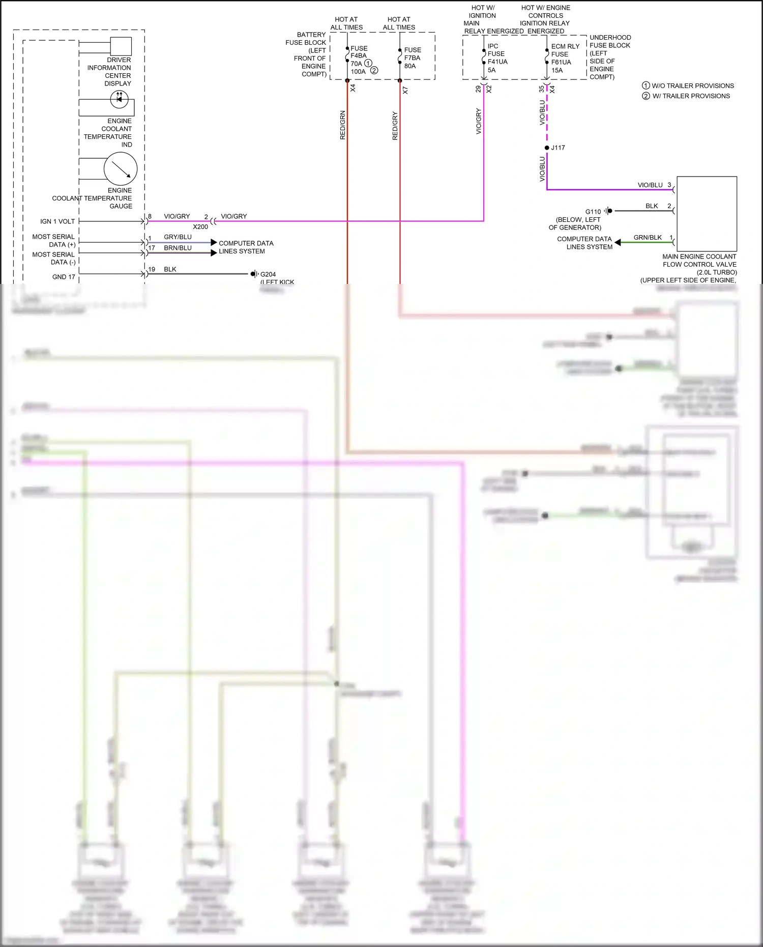 Wiring diagram computer data lines system for GMC Acadia II facelift (2019-2024) (43 of 115)